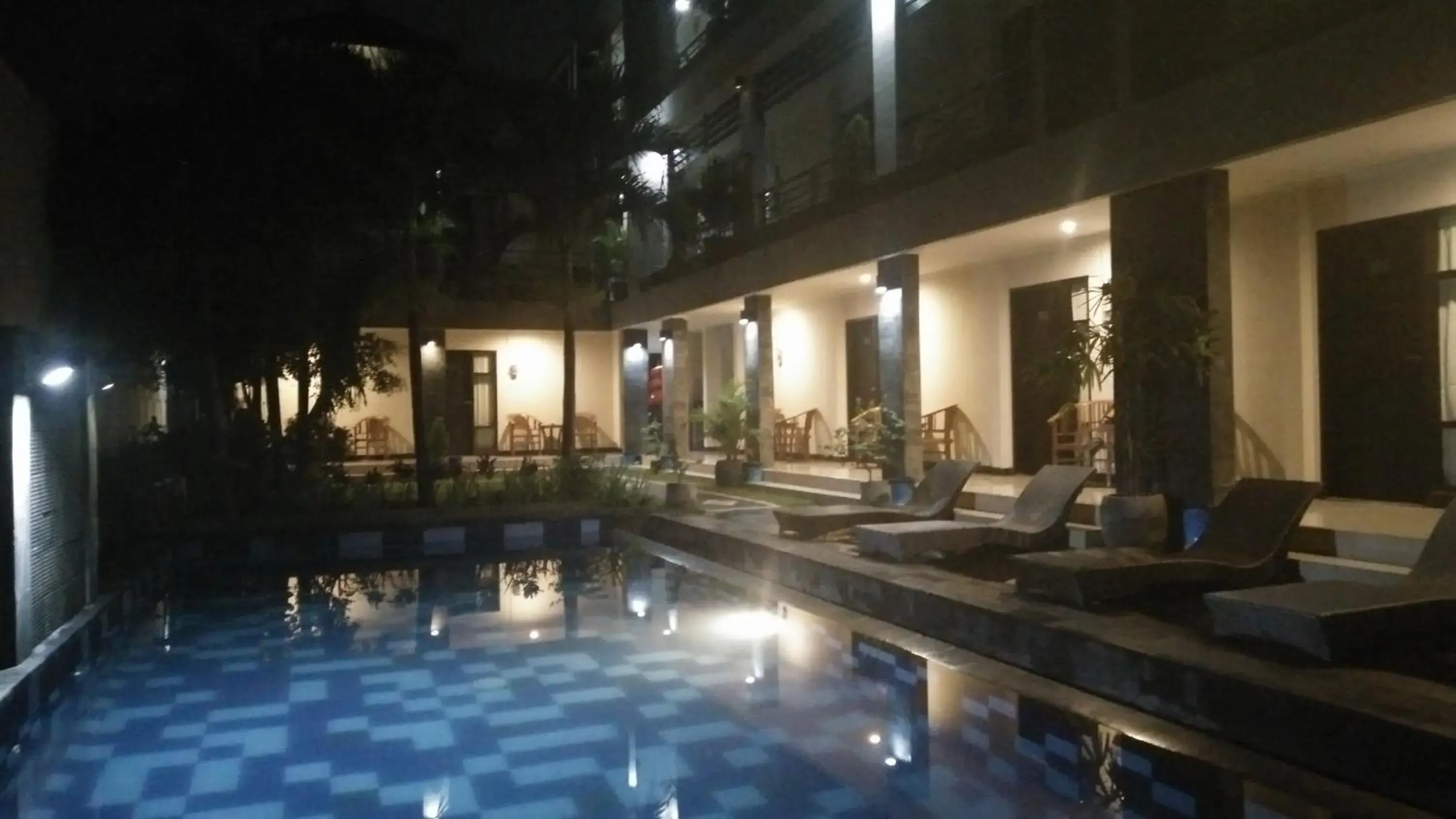 Pool view, Swimming Pool in Mansu Hotel and Spa Legian