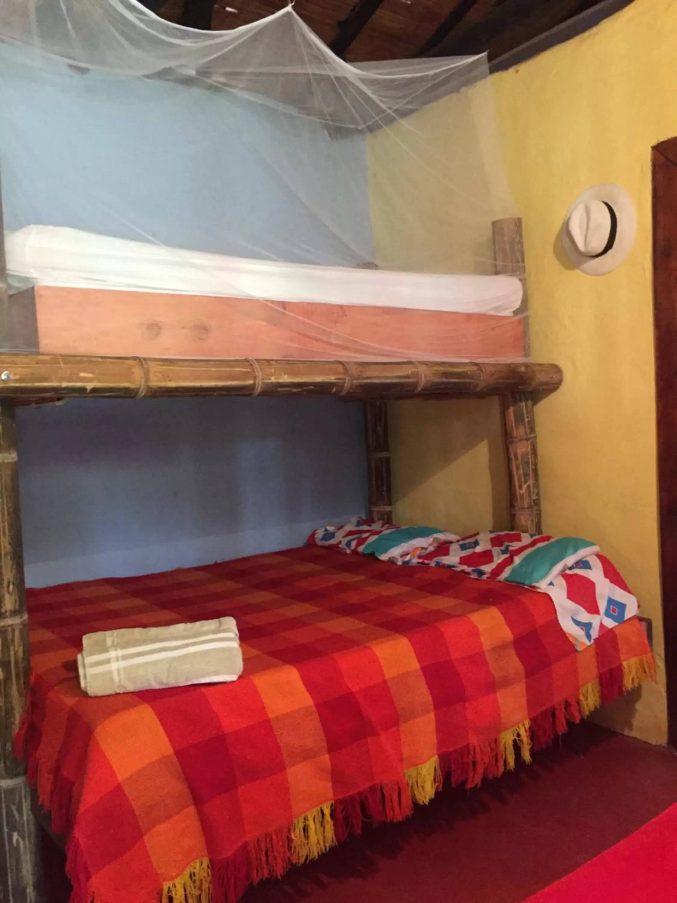 Bed, Bunk Bed in Casa finca típica the lake hotel