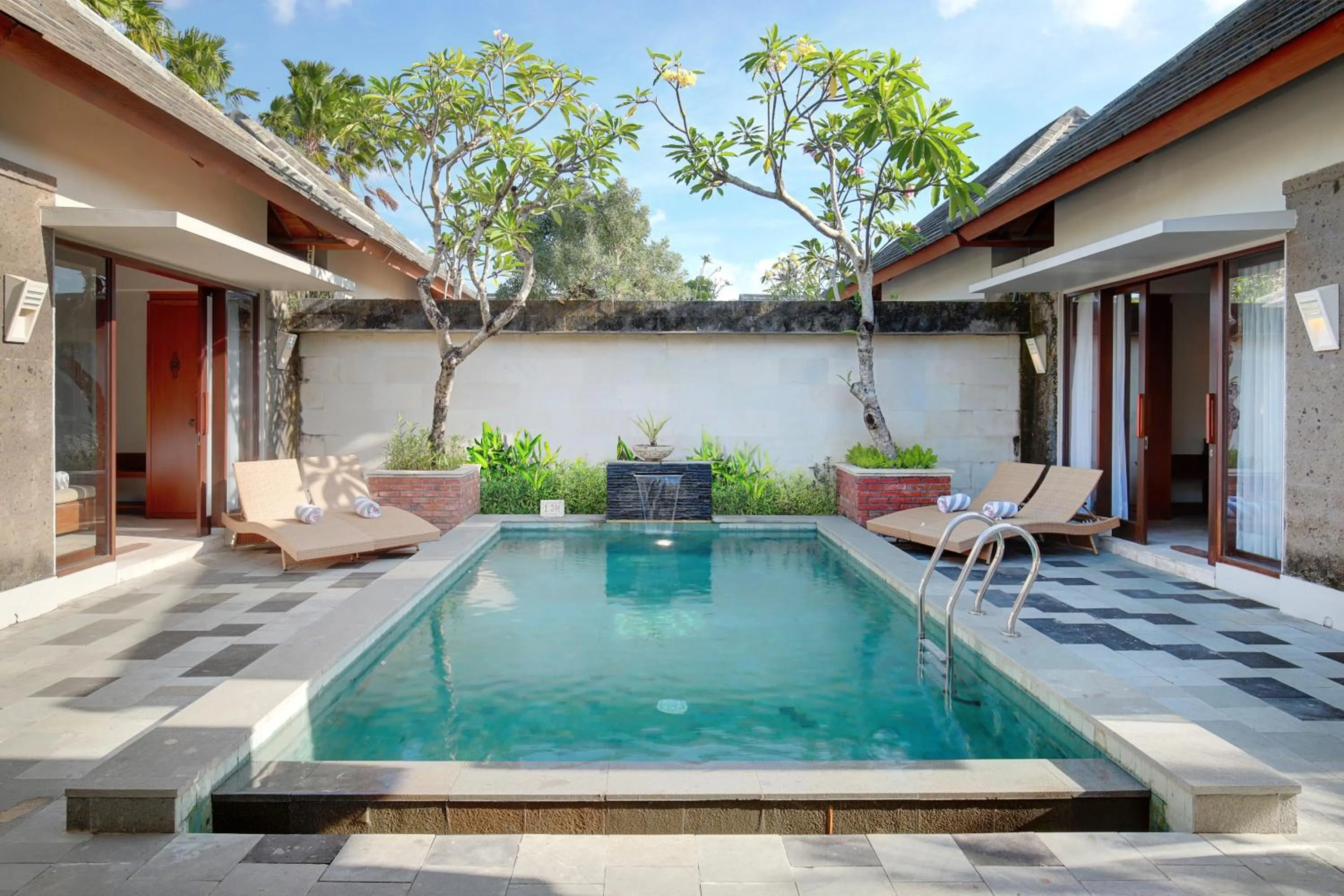 Pool view in Lumbini Luxury Villas and Spa