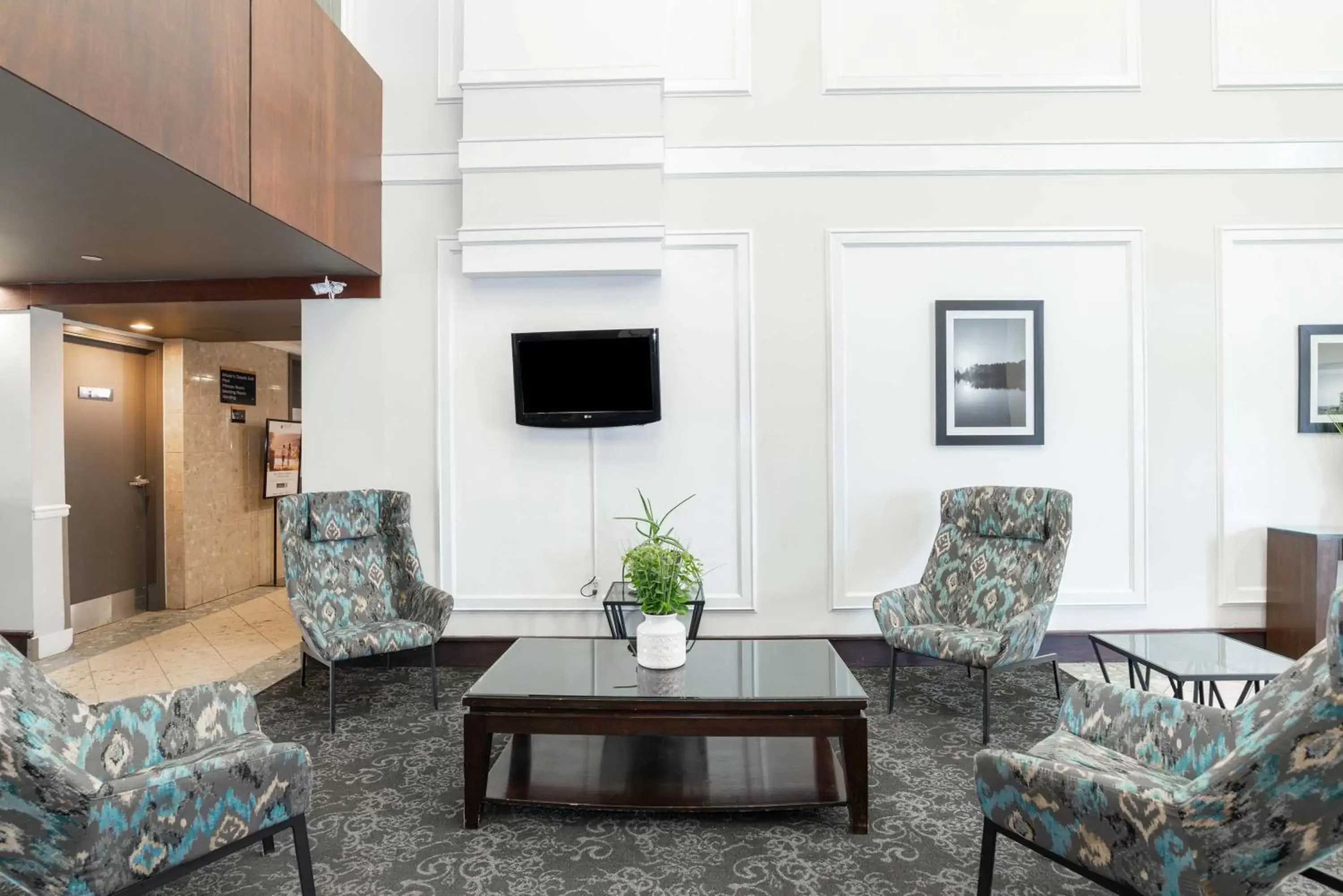 Lobby or reception in Sandman Hotel Red Deer Lobby or reception in Sandman Hotel Red Deer