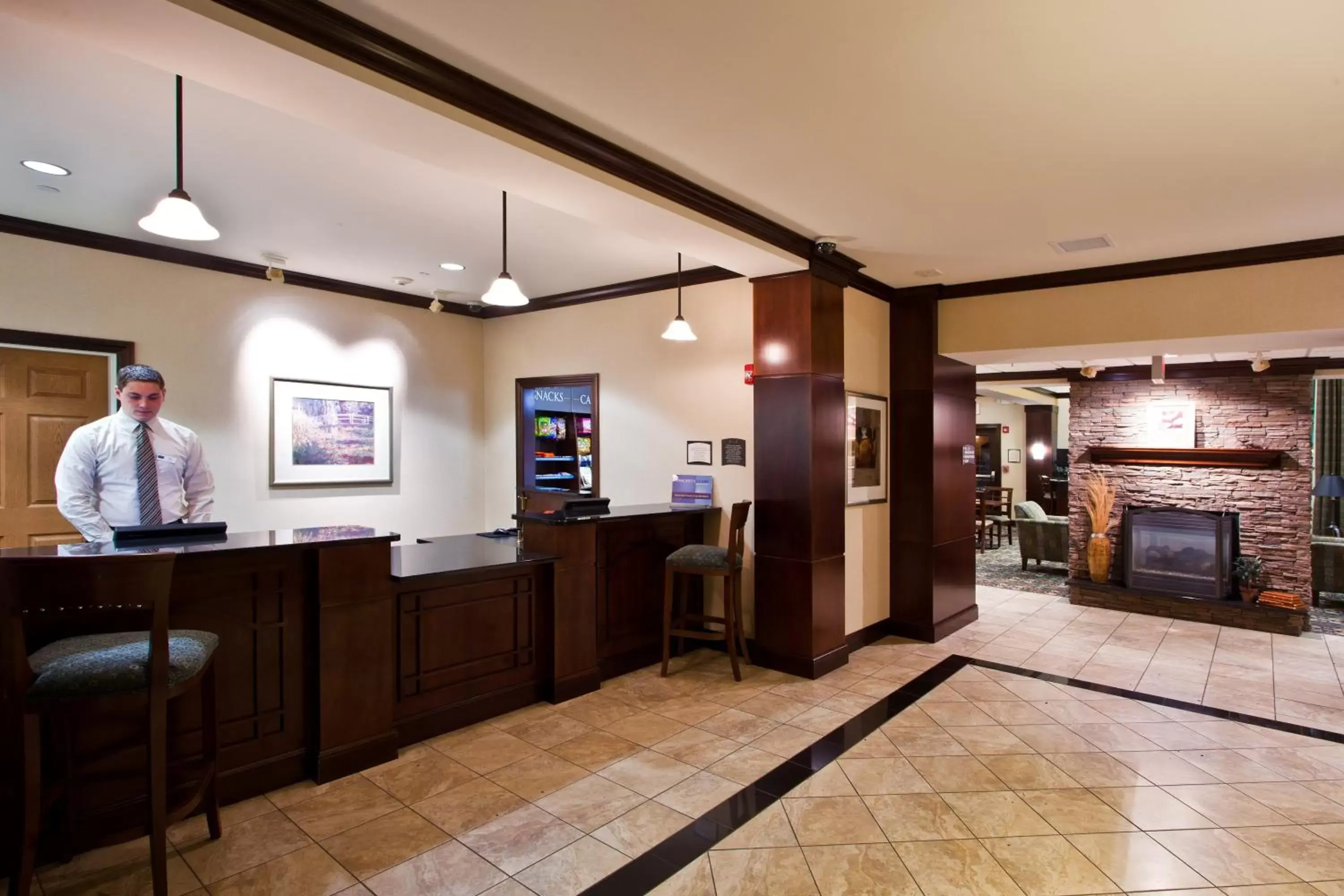 Lobby or reception, Lobby/Reception in Staybridge Suites Lansing-Okemos, an IHG Hotel