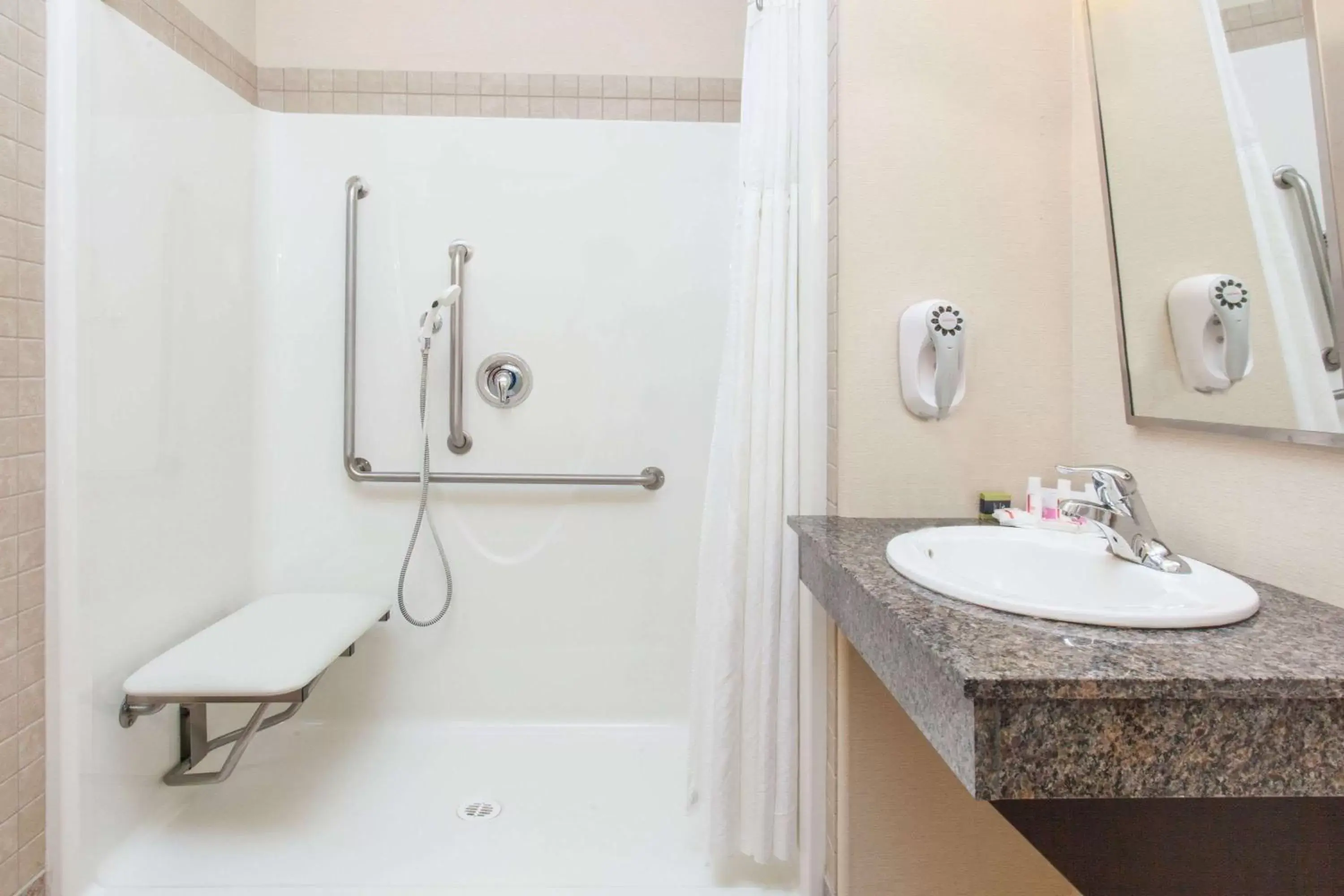 Shower, Bathroom in Ramada by Wyndham Pincher Creek