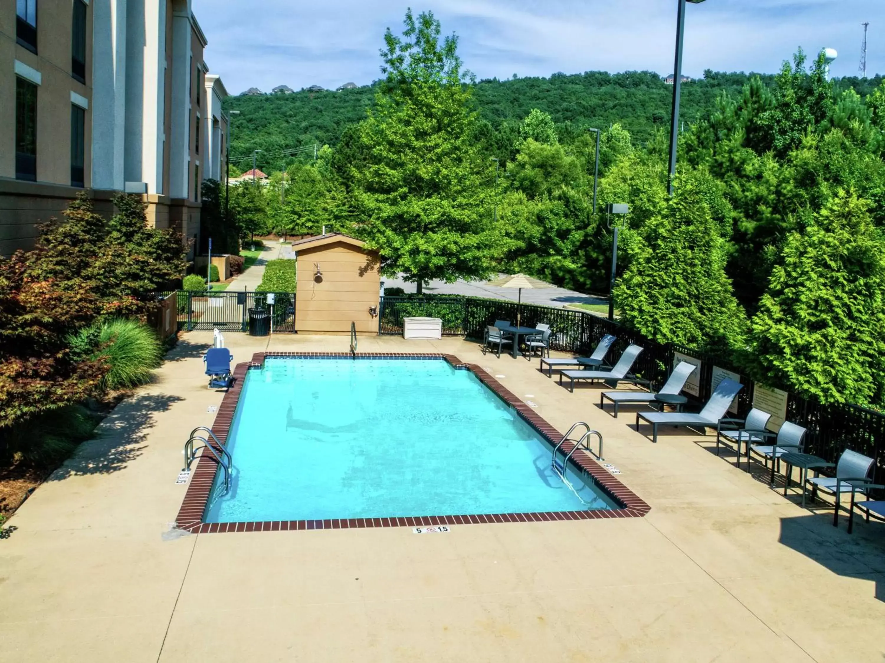 Property building, Pool View in Hampton Inn & Suites Birmingham/280 East-Eagle Point