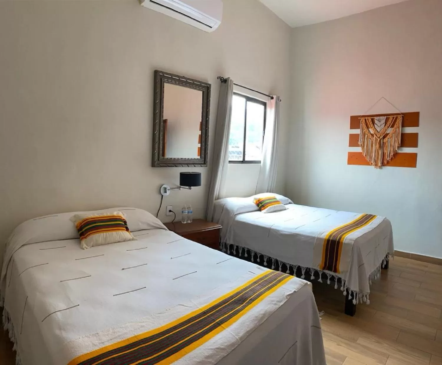 air conditioner, Bed in Grann Posada Xilitla