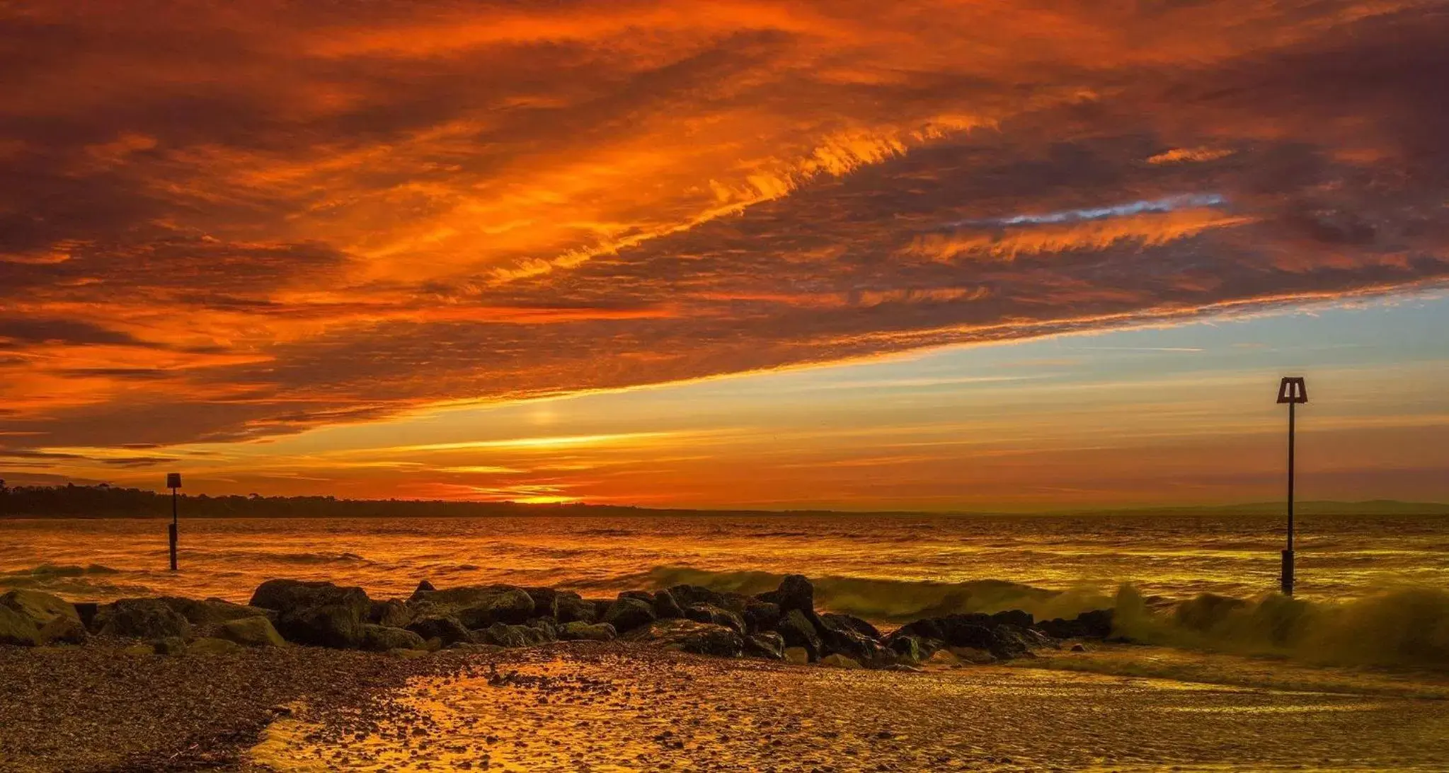 Natural landscape, Beach in Bub Lane Cottage