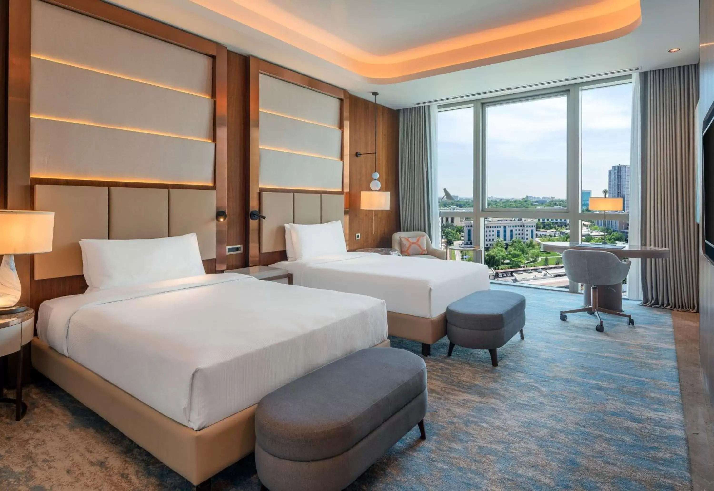 Bed in Hilton Tashkent City Bed in Hilton Tashkent City