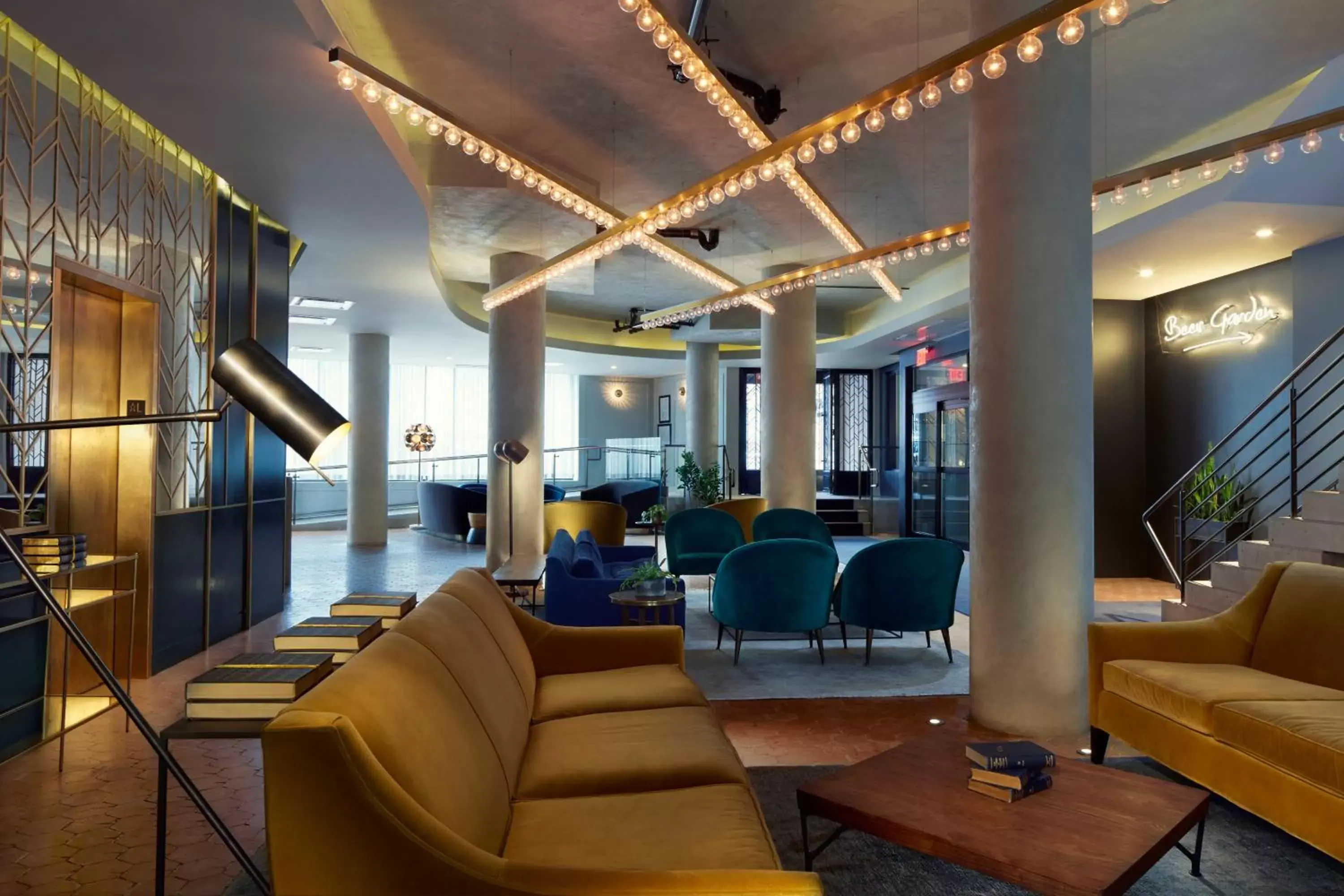 Lobby or reception, Lounge/Bar in The Tillary Hotel Brooklyn