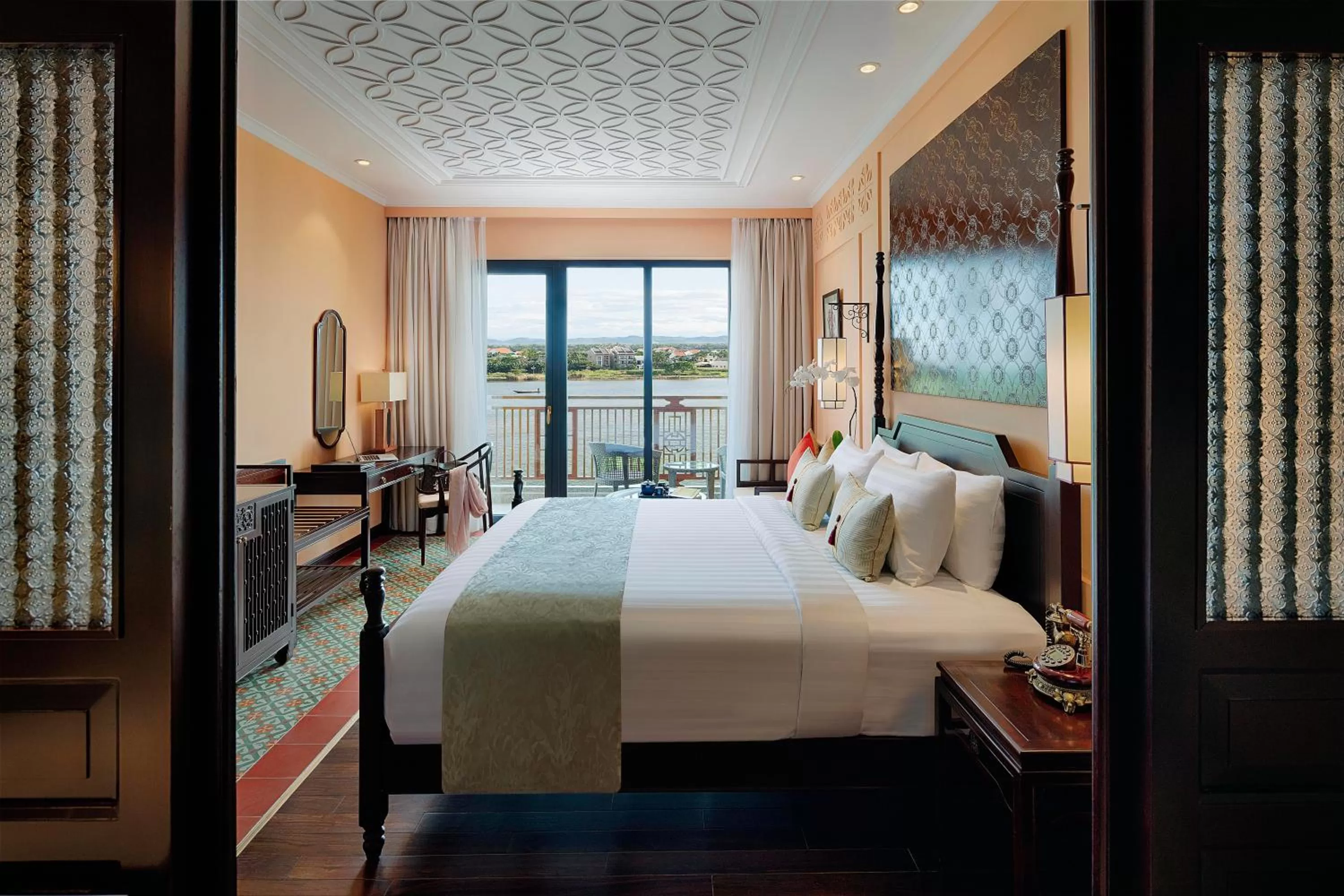 Bed in Little Riverside Hoi An . A Luxury Hotel & Spa