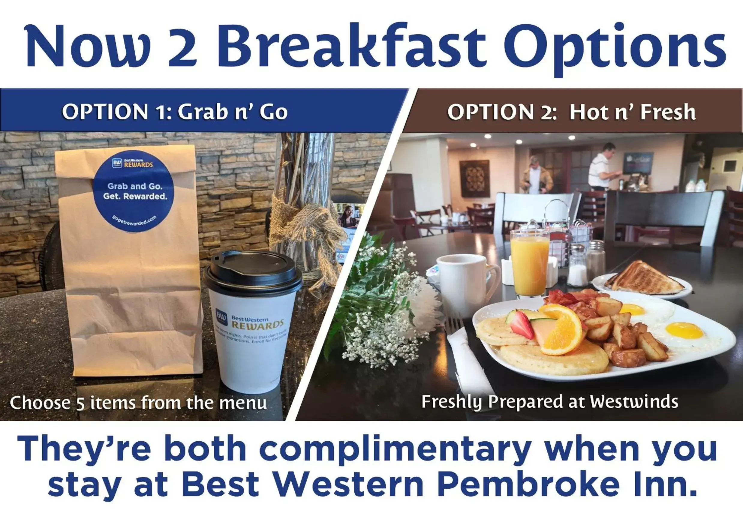 Breakfast in Best Western Pembroke Inn & Conference Centre