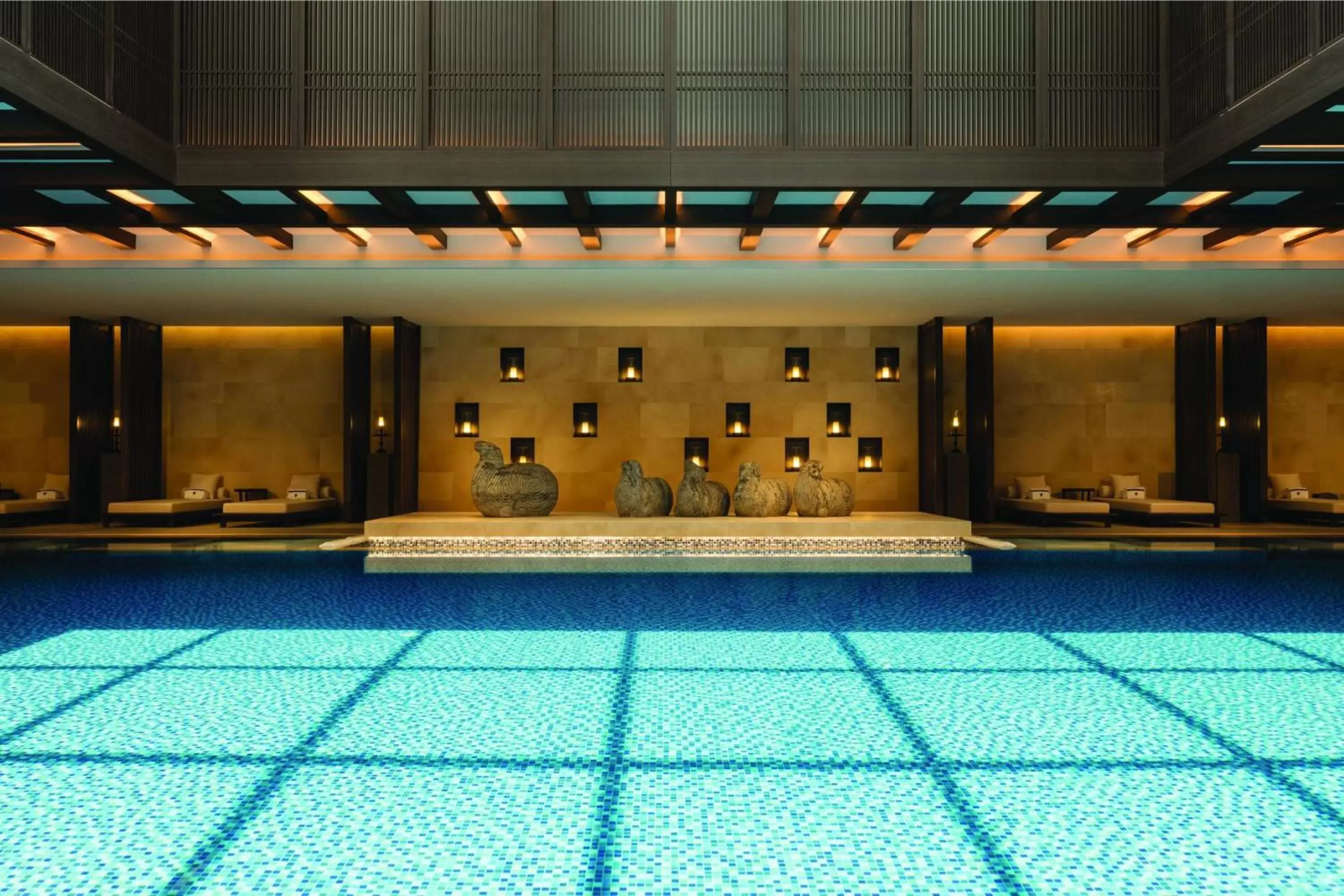 Swimming Pool in JW Marriott Hotel Qufu