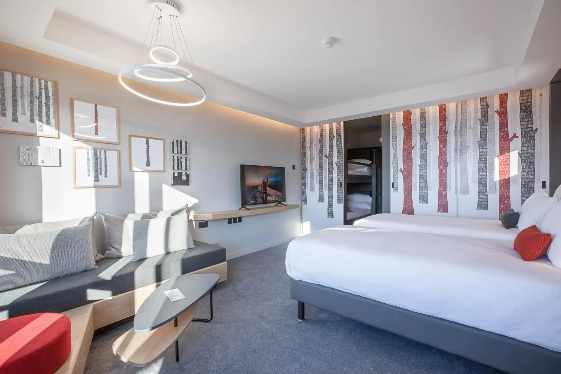 Bedroom, Bed in Altezza - Arc 1800 Hotel & Spa - ex Mercure Bedroom, Bed in Altezza - Arc 1800 Hotel & Spa - ex Mercure