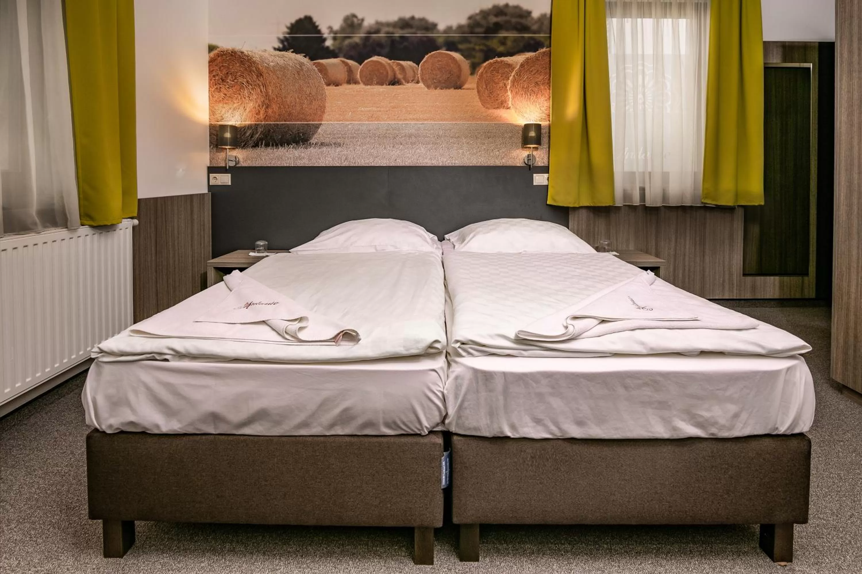 Bed in Andante Pension & Restaurant
