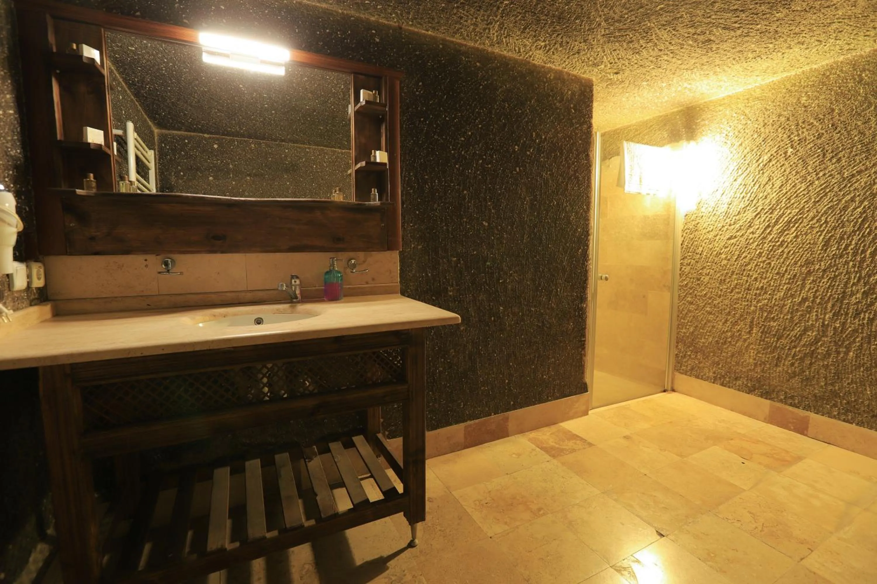 Shower in Antique Terrace Cave Suites
