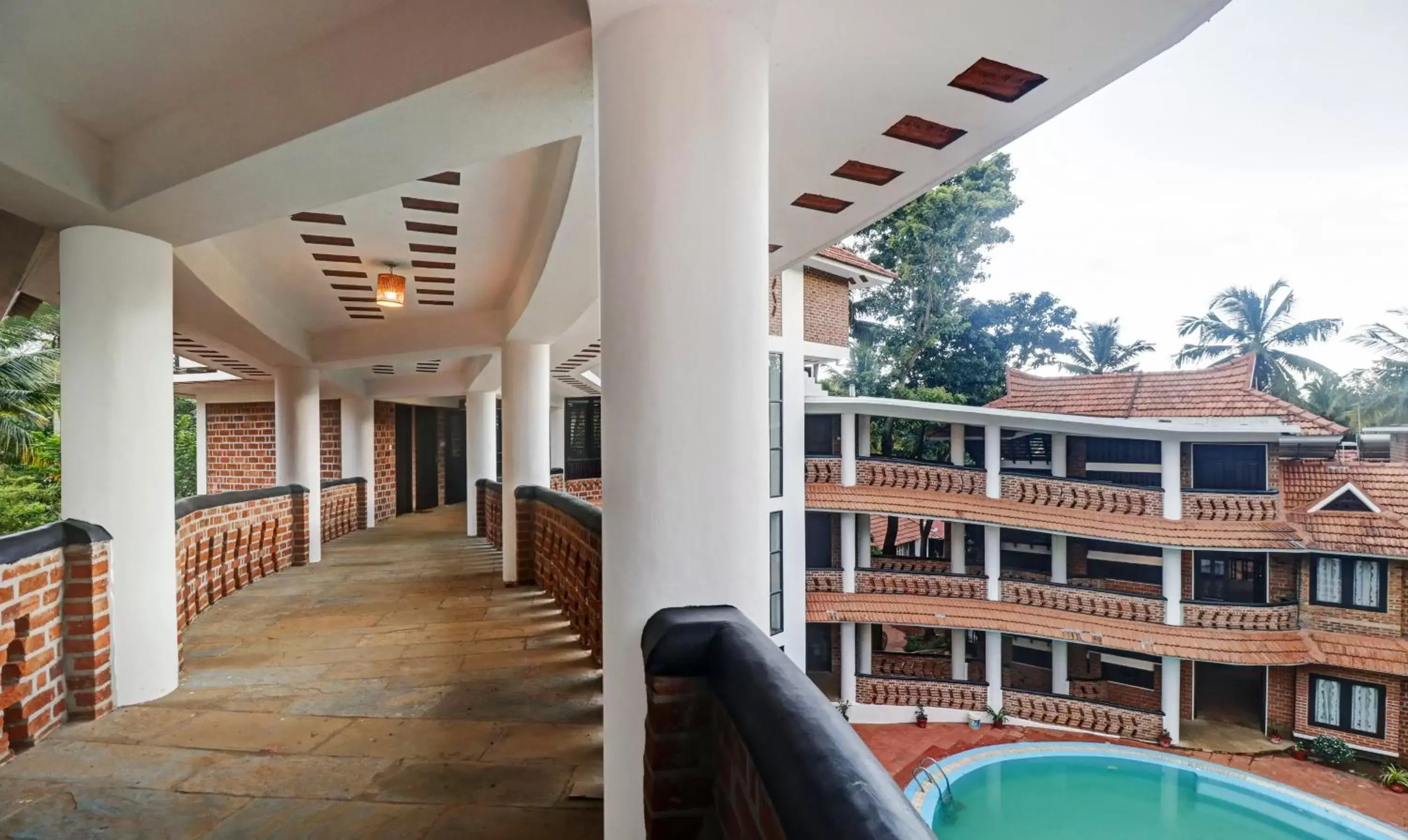 Balcony/Terrace in Treebo Trend God's Own Country Ayurveda Resorts