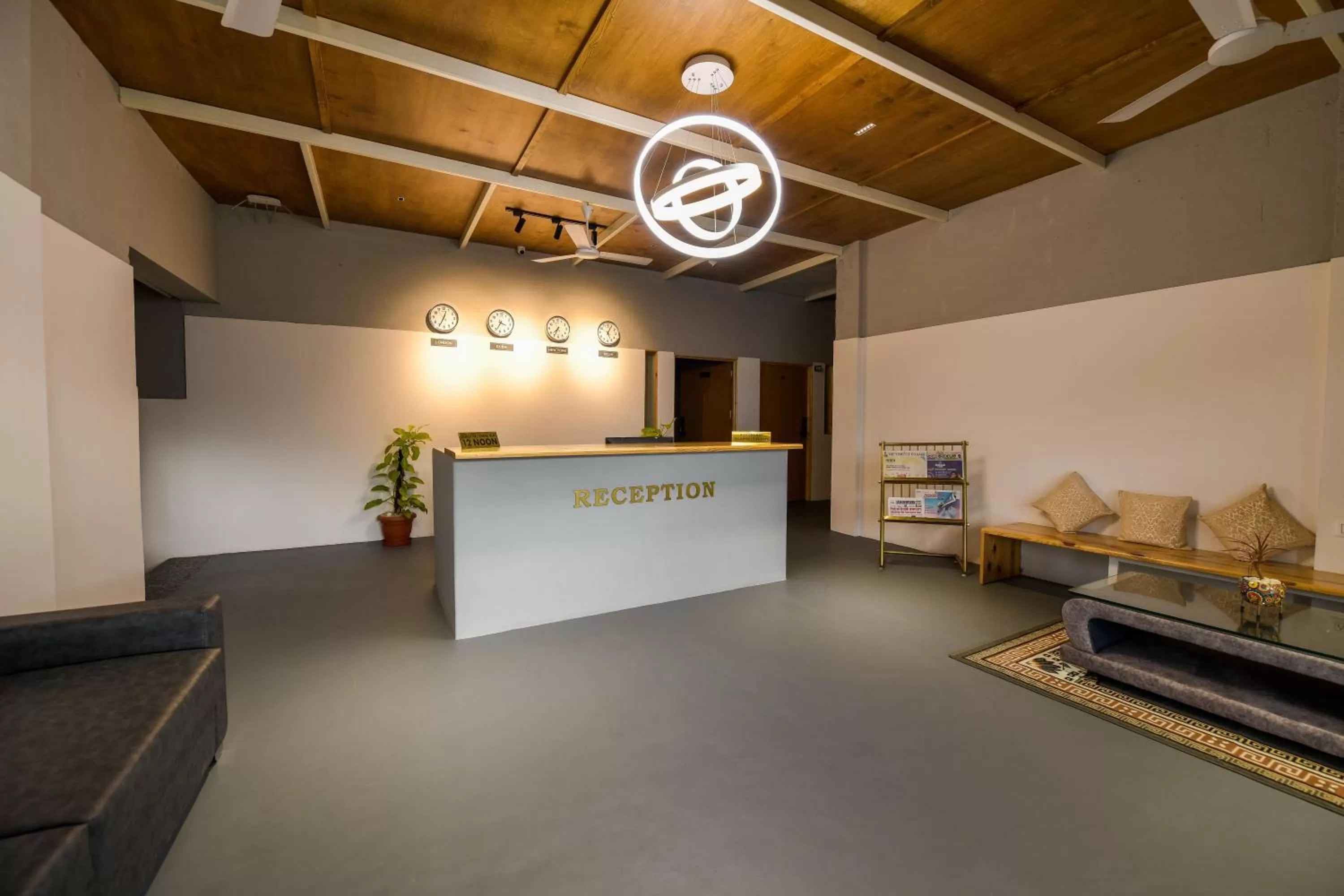 Lobby or reception in Shine Residency