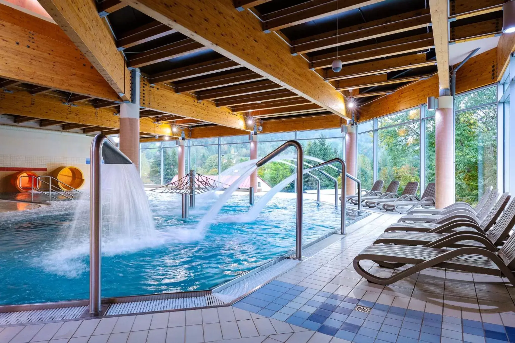 Massage, Swimming Pool in Interferie Aquapark Sport Hotel Malachit