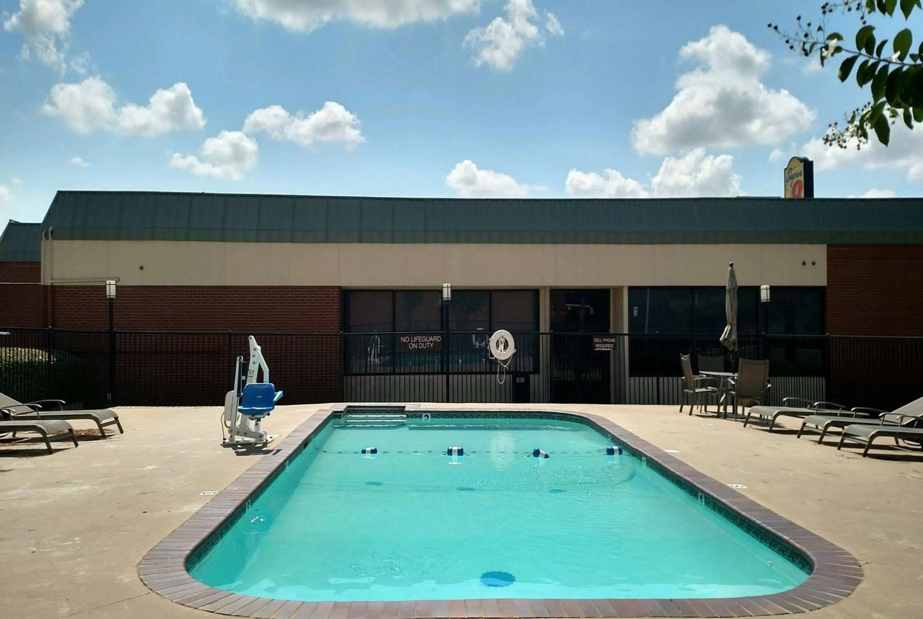 Swimming pool in Super 8 by Wyndham Atoka