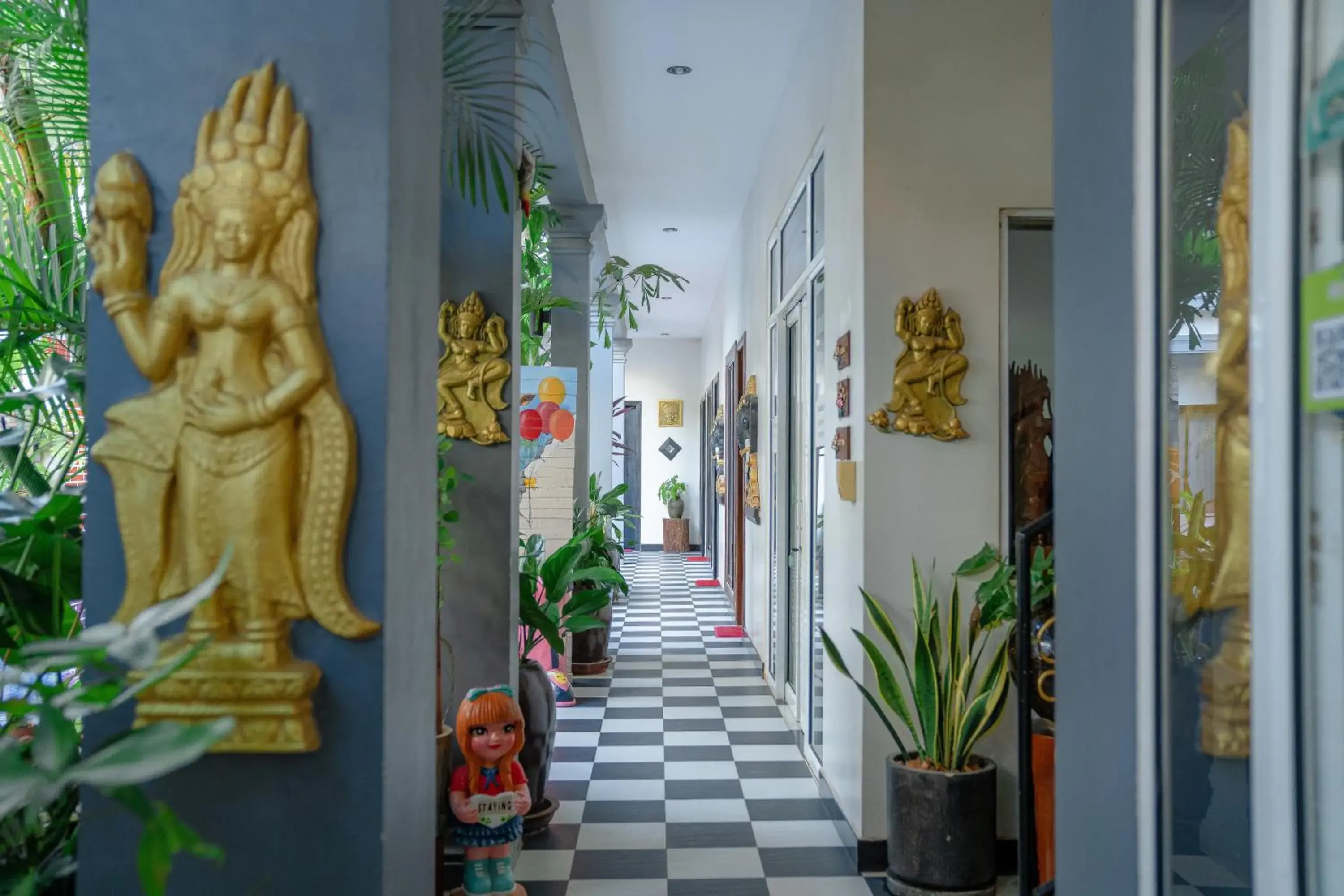 Facade/entrance in Asanak D'Angkor Boutique Hotel