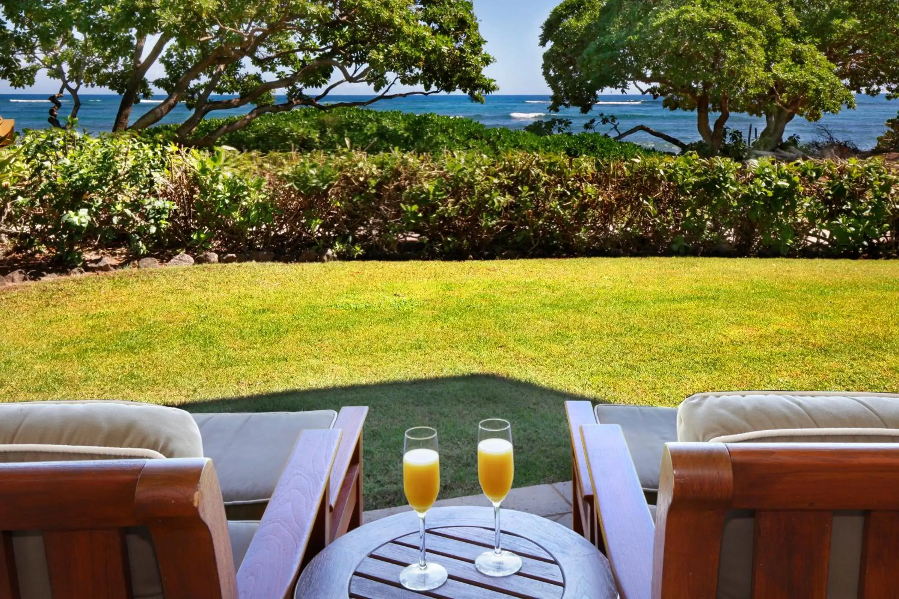 Patio in Waipouli Beach Resort & Spa Kauai By Outrigger