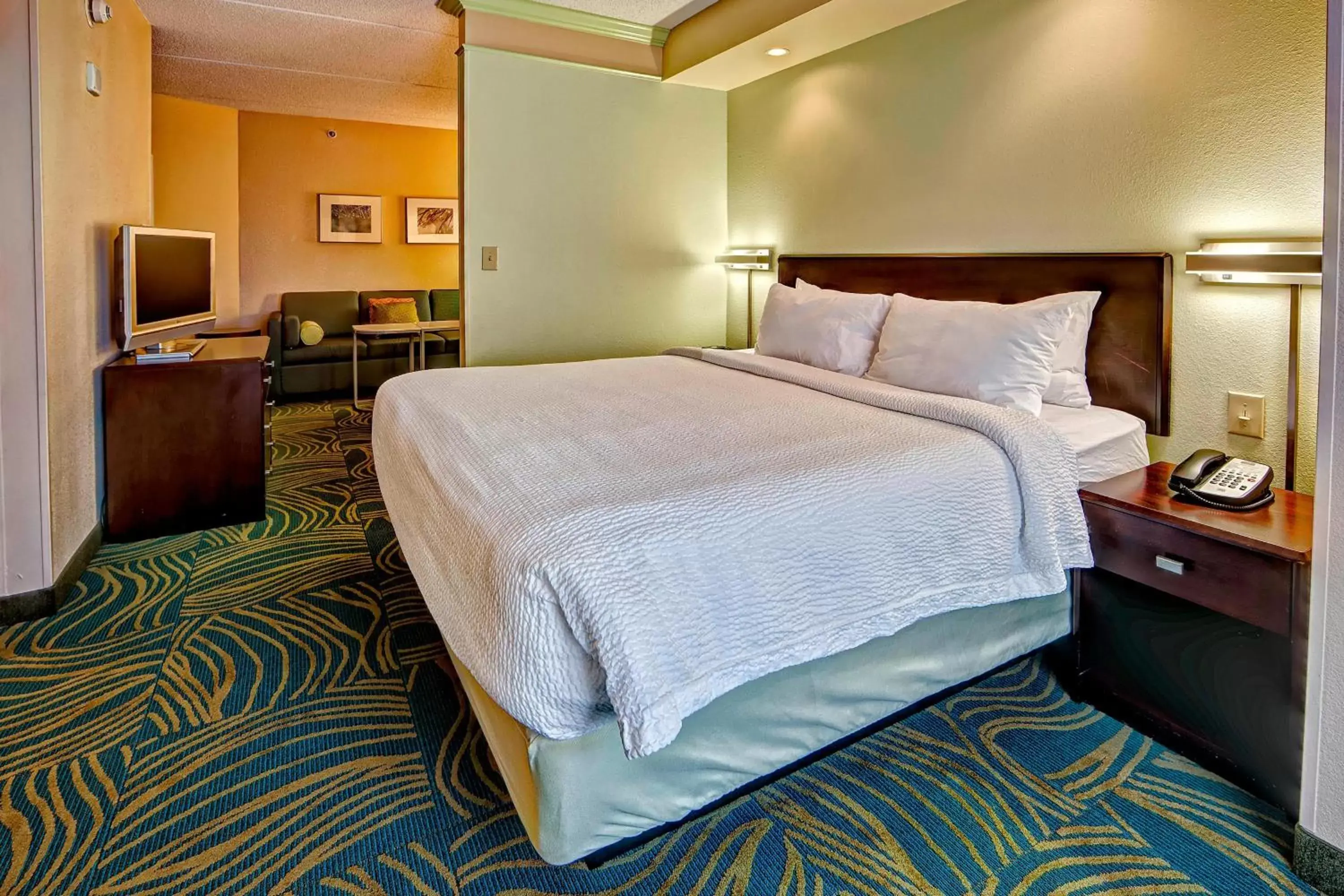 Photo of the whole room, Bed in SpringHill Suites Norfolk Old Dominion University