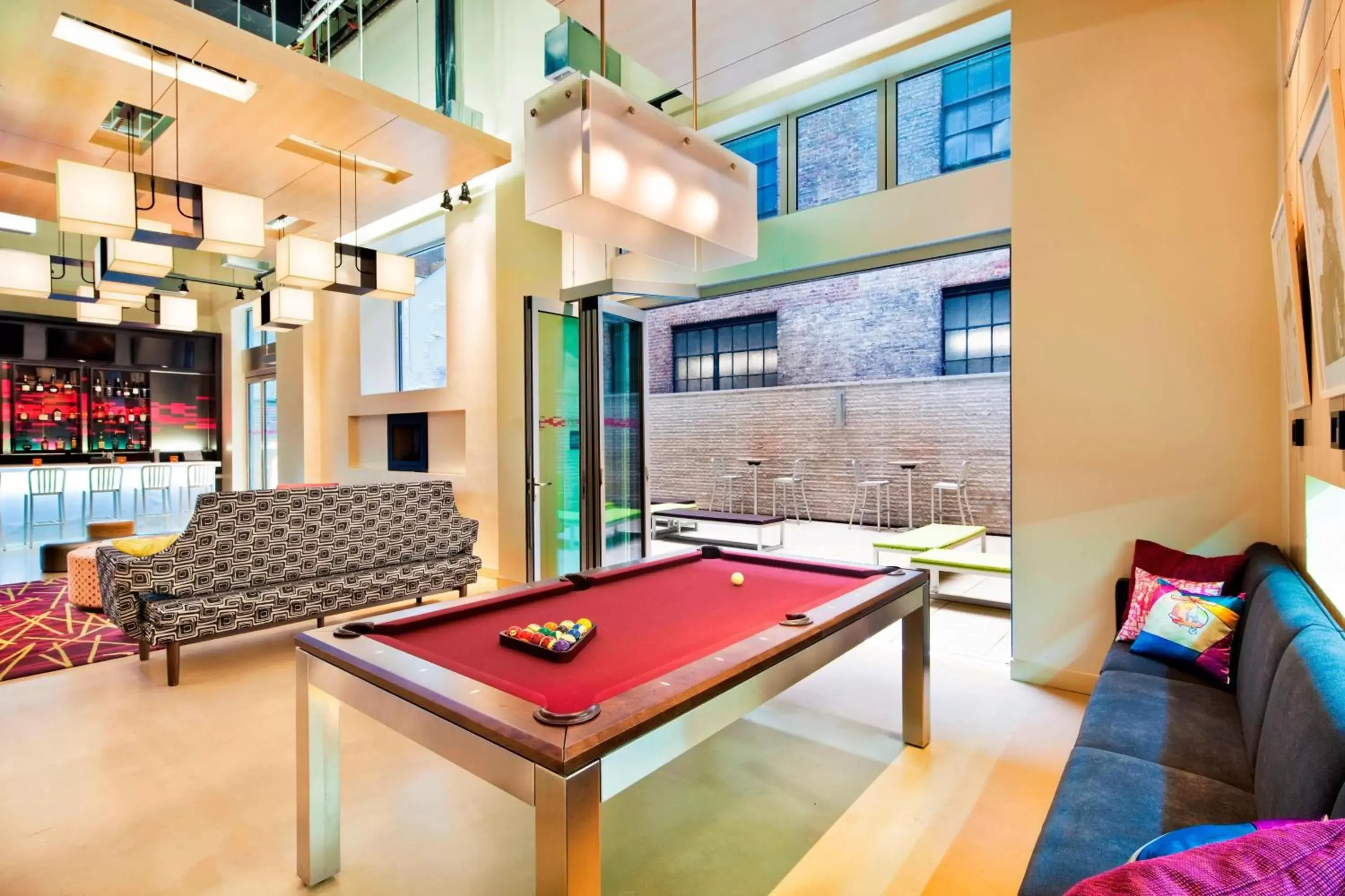 Lounge or bar, Billiards in Aloft Manhattan Downtown - Financial District