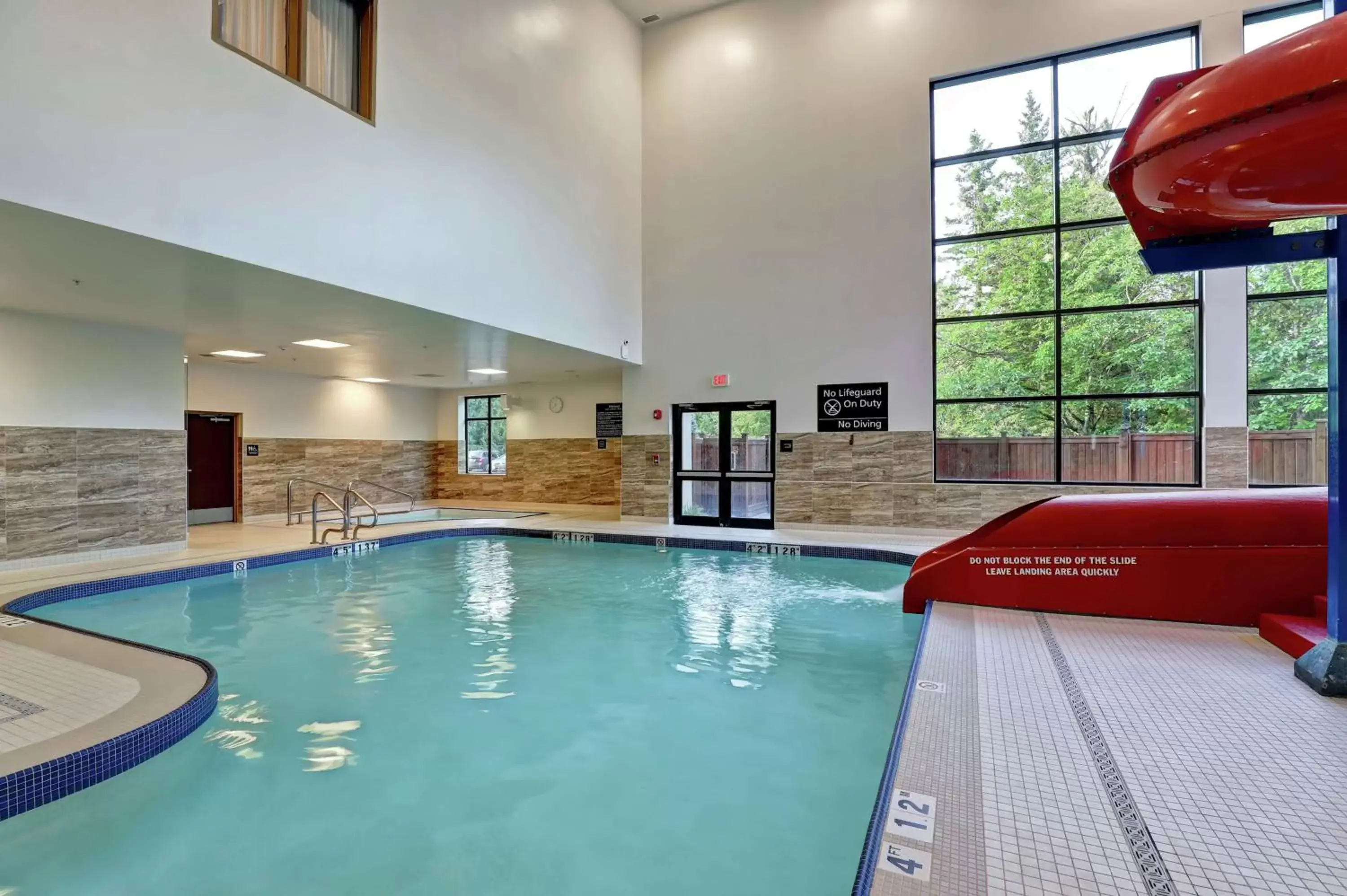 Pool view, Swimming Pool in Hampton Inn by Hilton Chilliwack