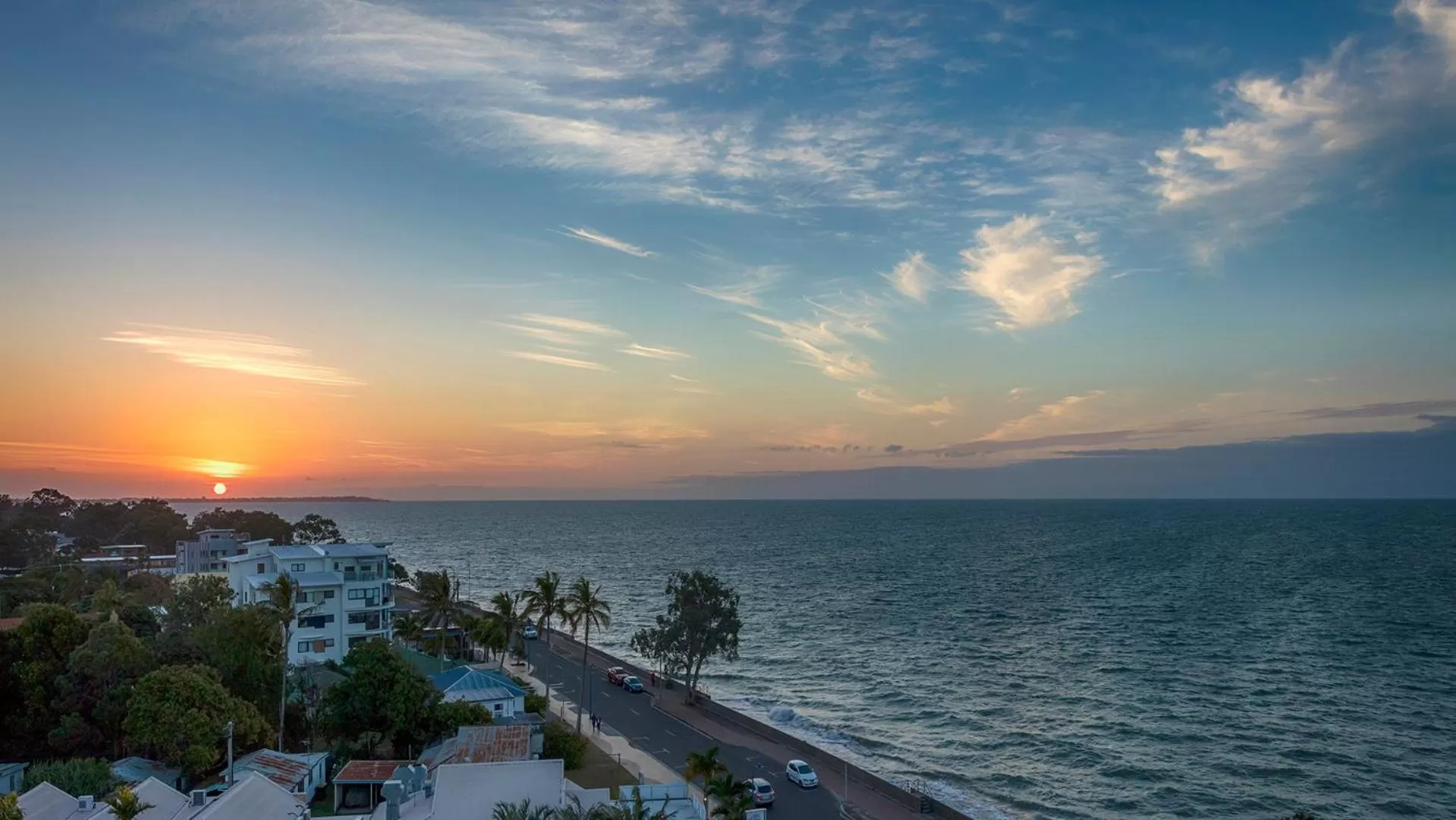 Sea view in Oaks Hervey Bay Resort and Spa