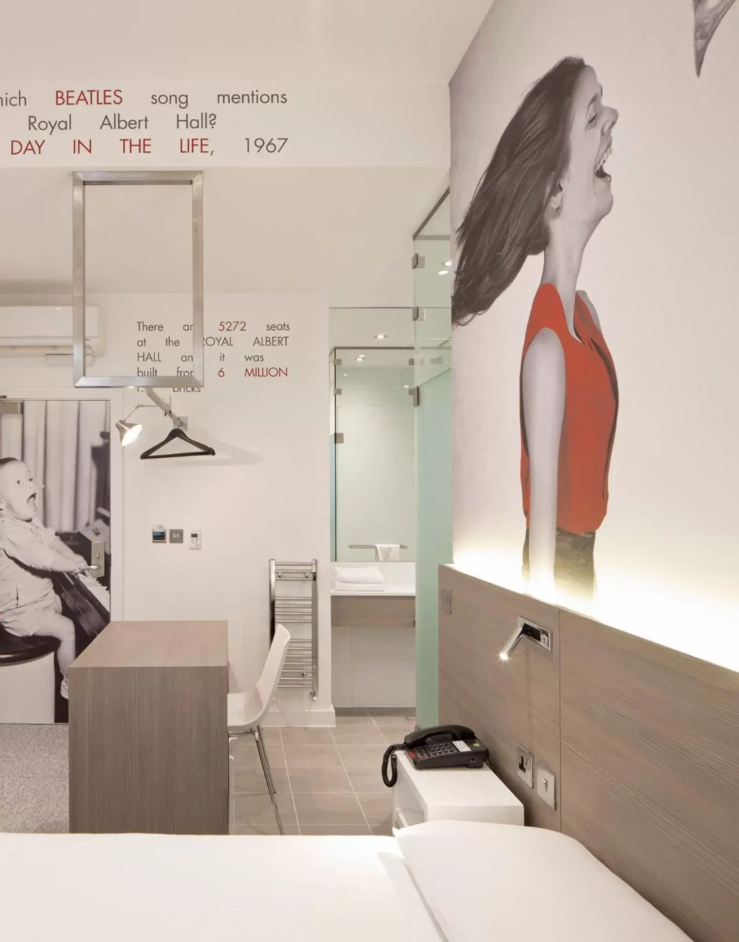 Photo of the whole room, Bathroom in Heeton Concept Hotel - Kensington London