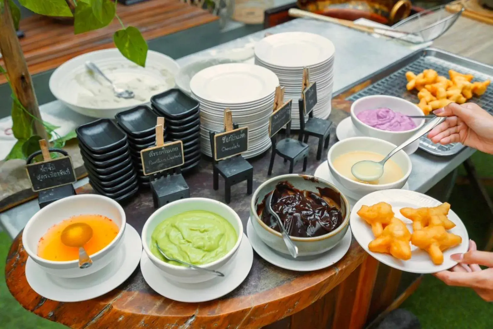 Breakfast in Maldives Beach Resort Breakfast in Maldives Beach Resort