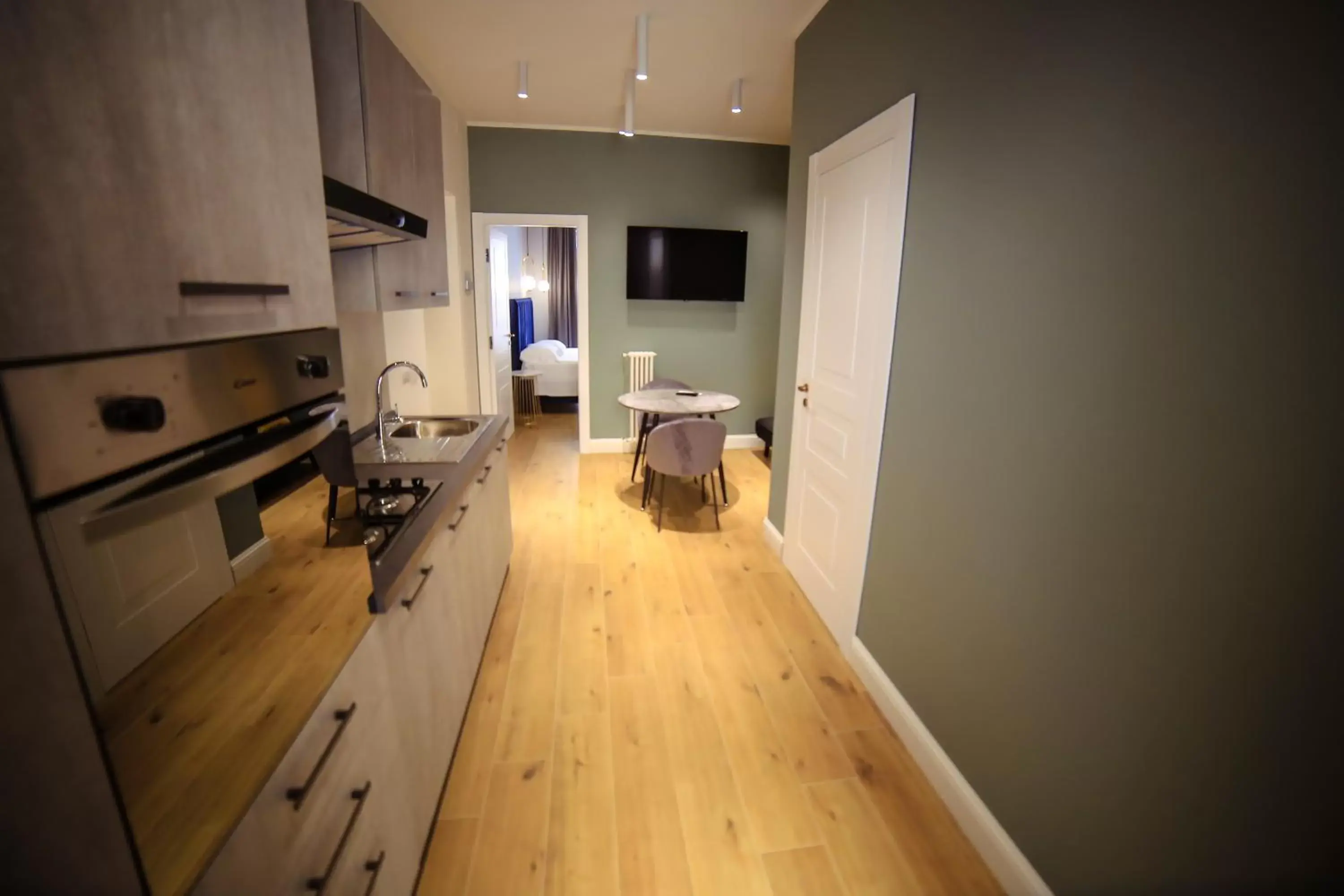 TV and multimedia, Kitchen/Kitchenette in Krysos Luxury Rooms