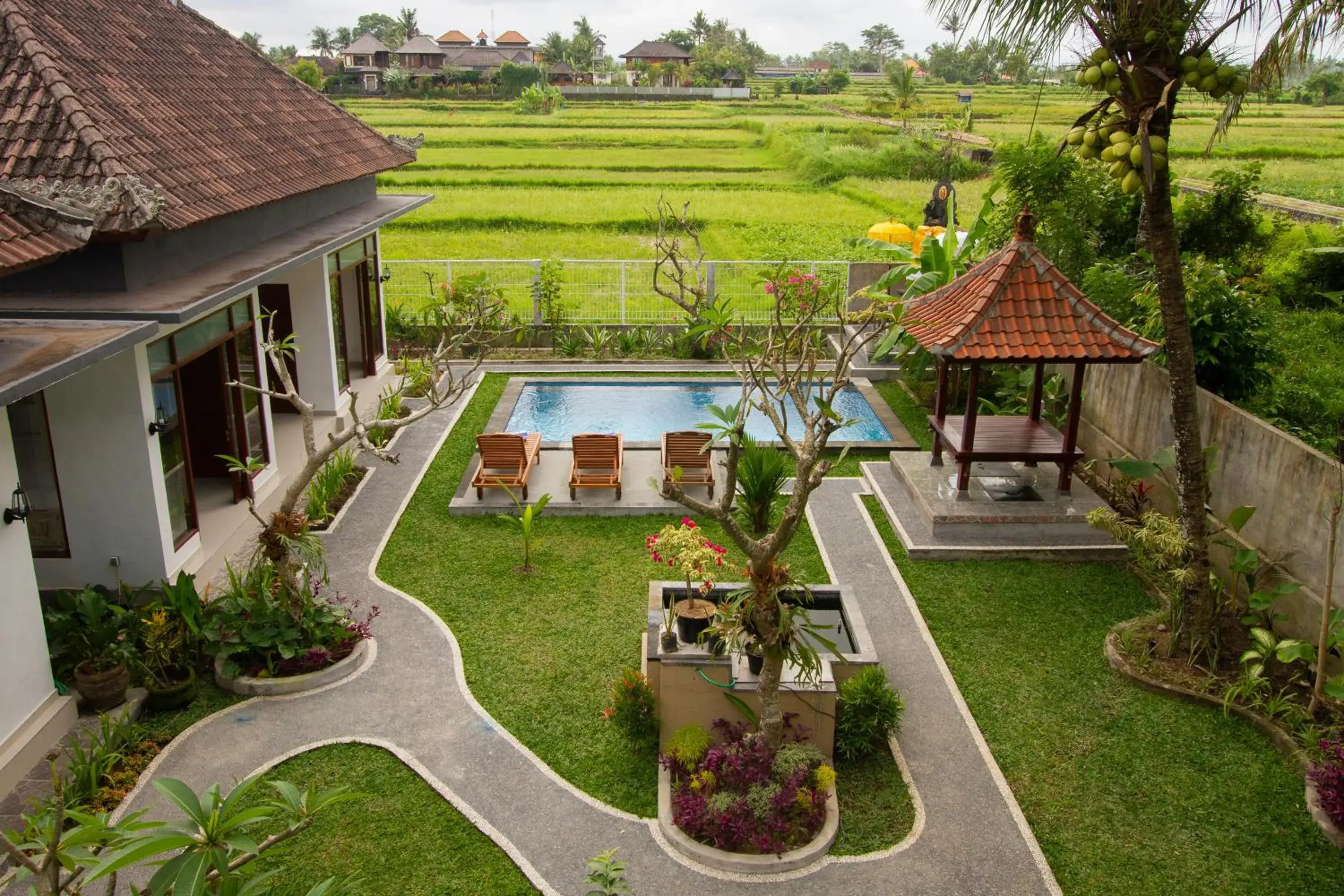 View (from property/room), Pool View in Pondok Ayu Shanti