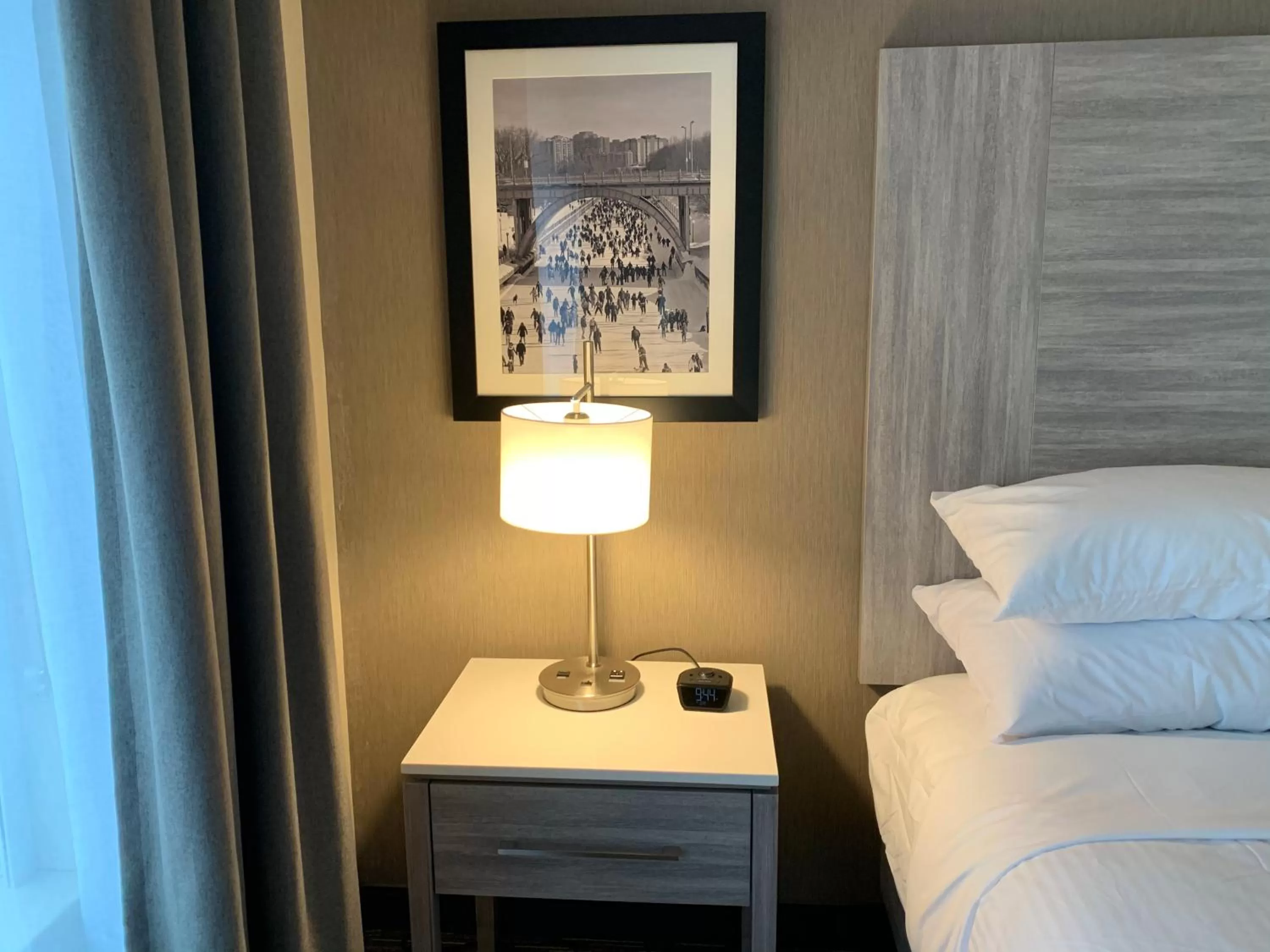 Decorative detail, Bed in Wingate by Wyndham Kanata West Ottawa