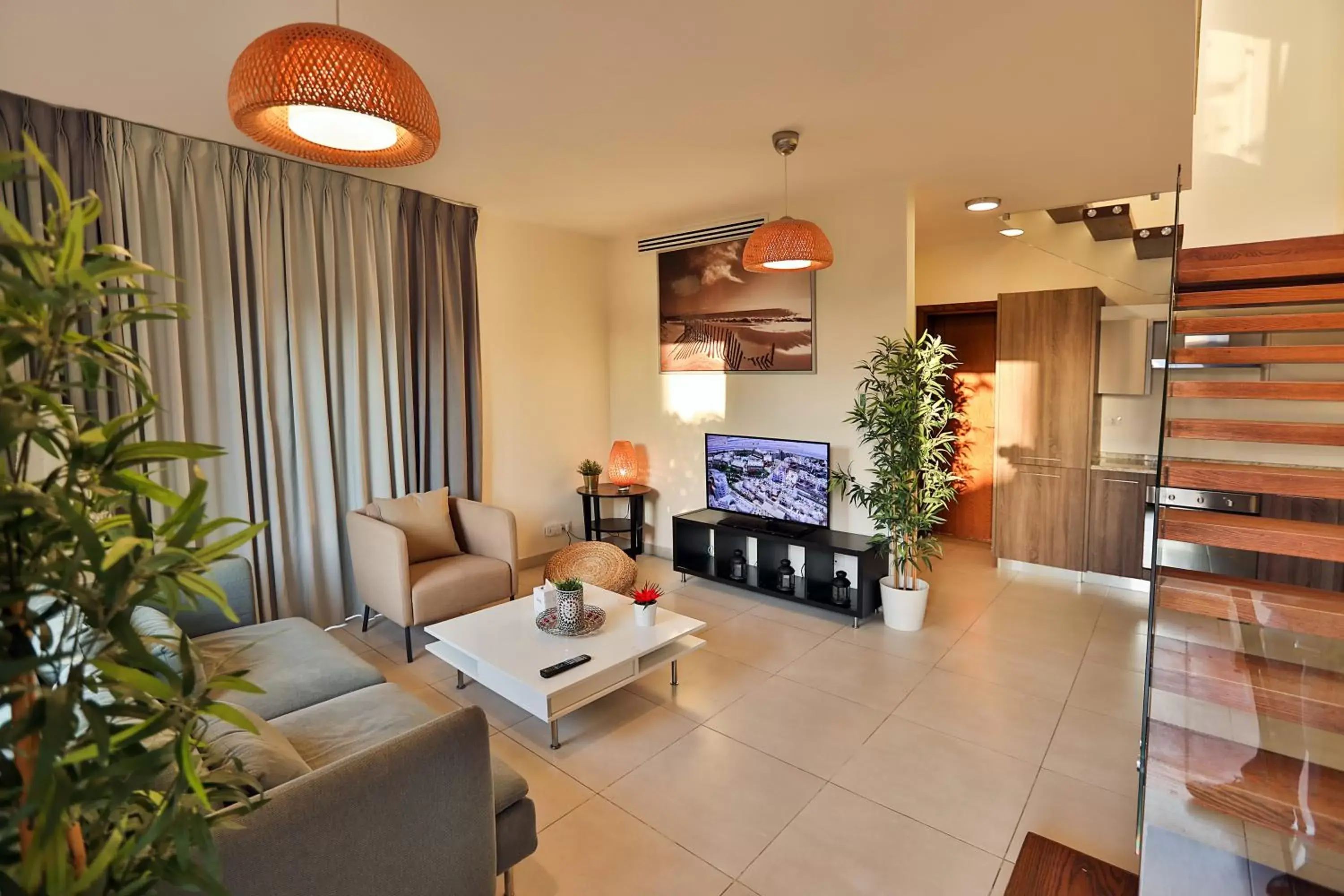 Living room, Seating Area in Tala Bay Residence