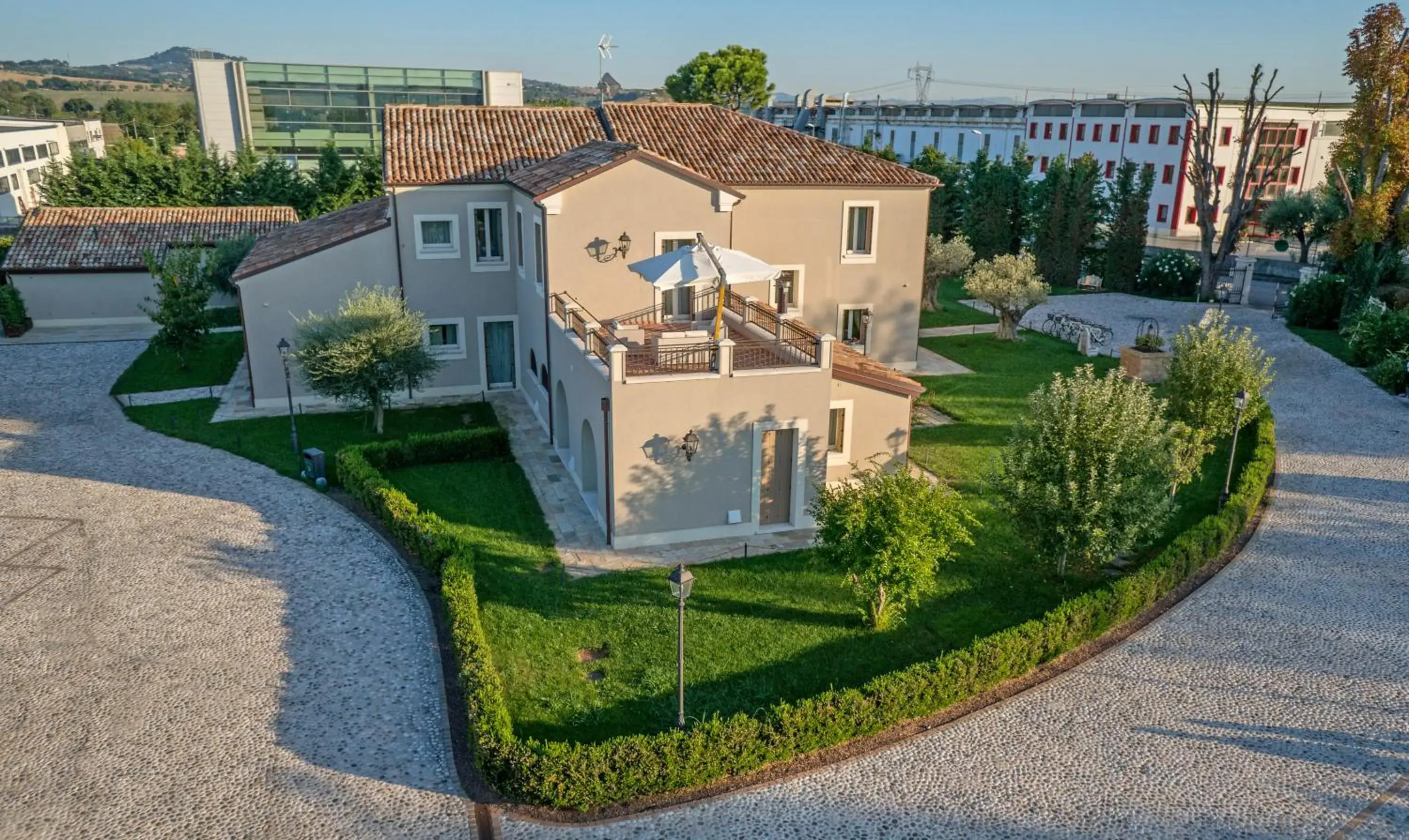 Patio, Bird's-eye View in San Giovanni relais