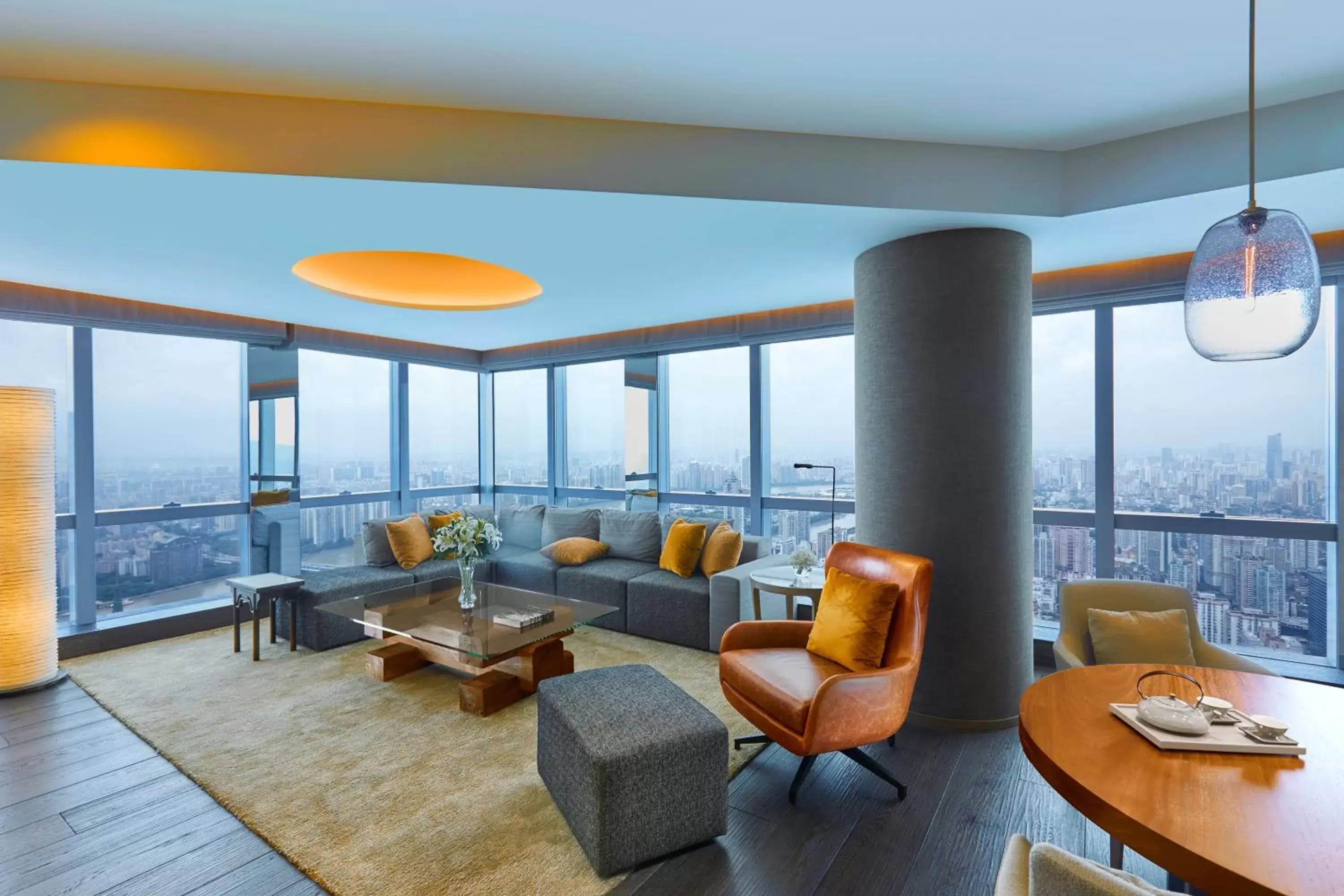 Living room in Park Hyatt Guangzhou - Free Shuttle Bus To Canton Fair Complex During Canton Fair Period