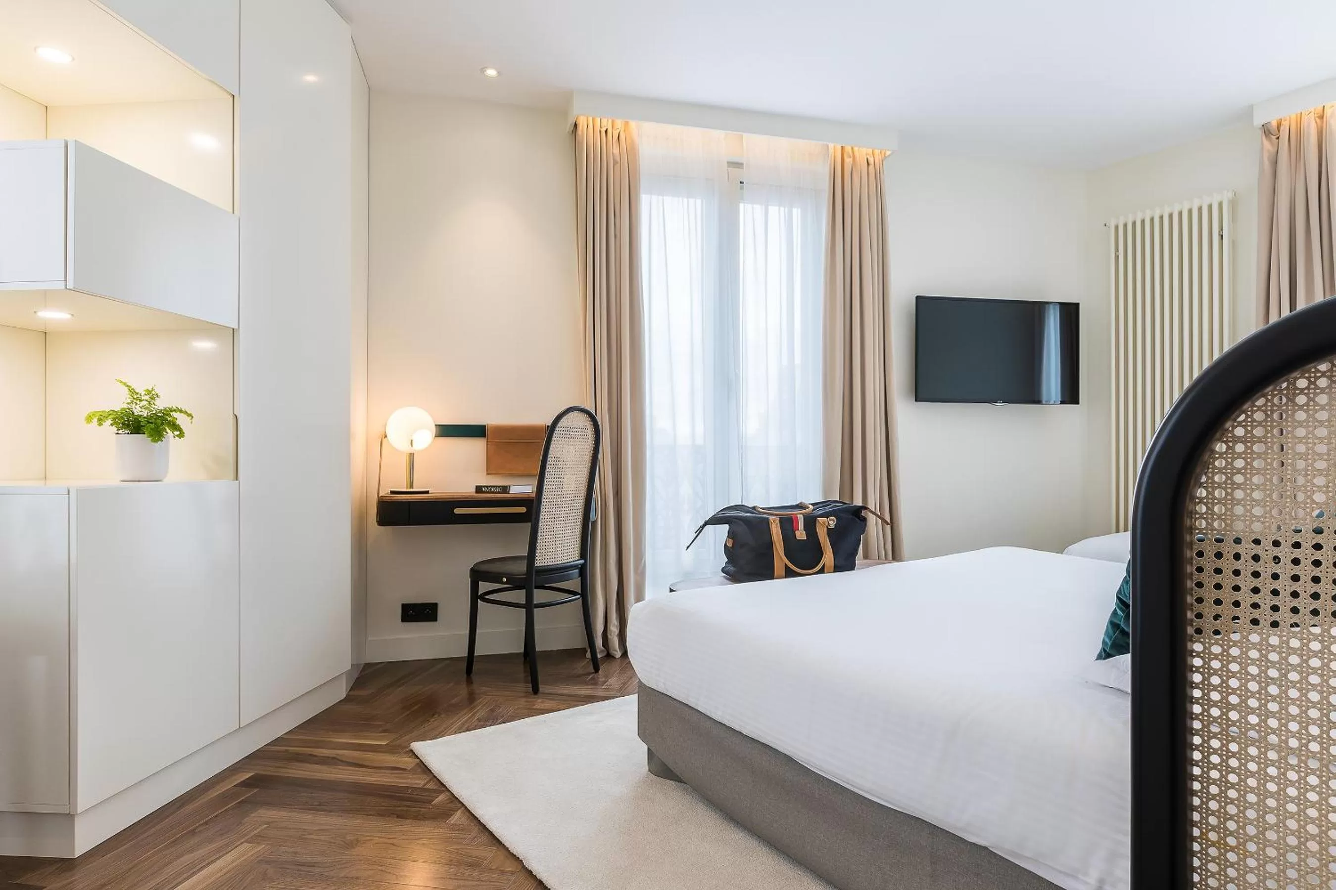 Bed in Hotel Le Friedland