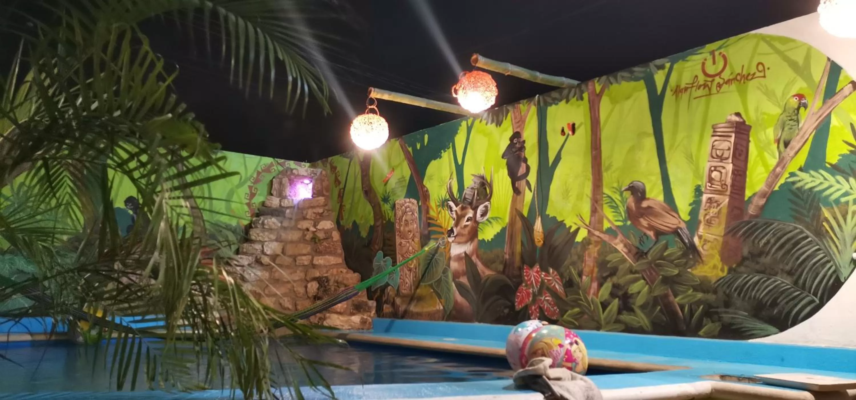 Swimming pool in Zayali Bacalar - Guest House