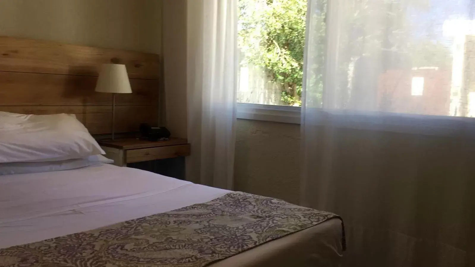 Bed in Joan Miró Hotel