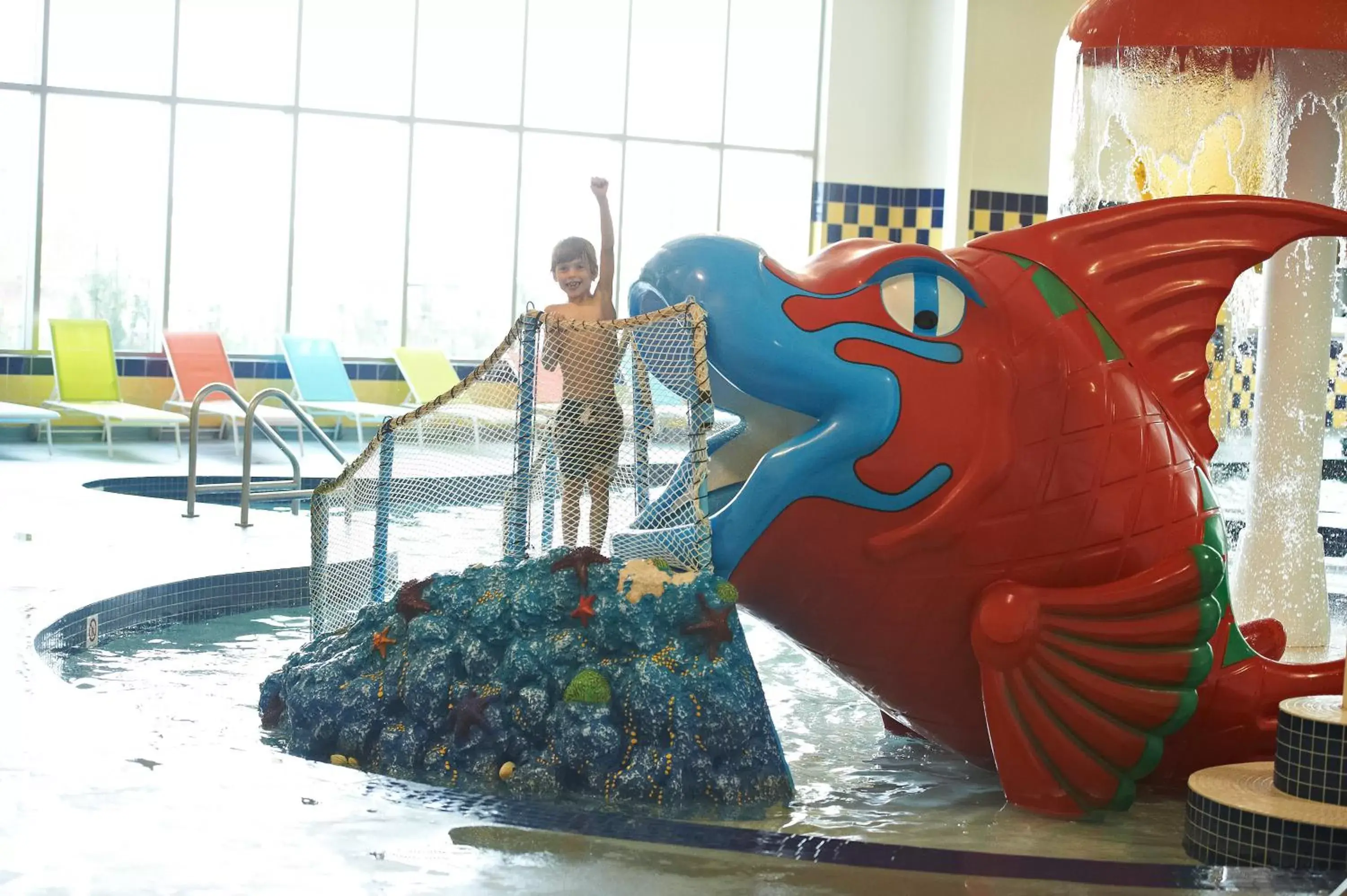 Swimming pool in Deerfoot Inn and Casino