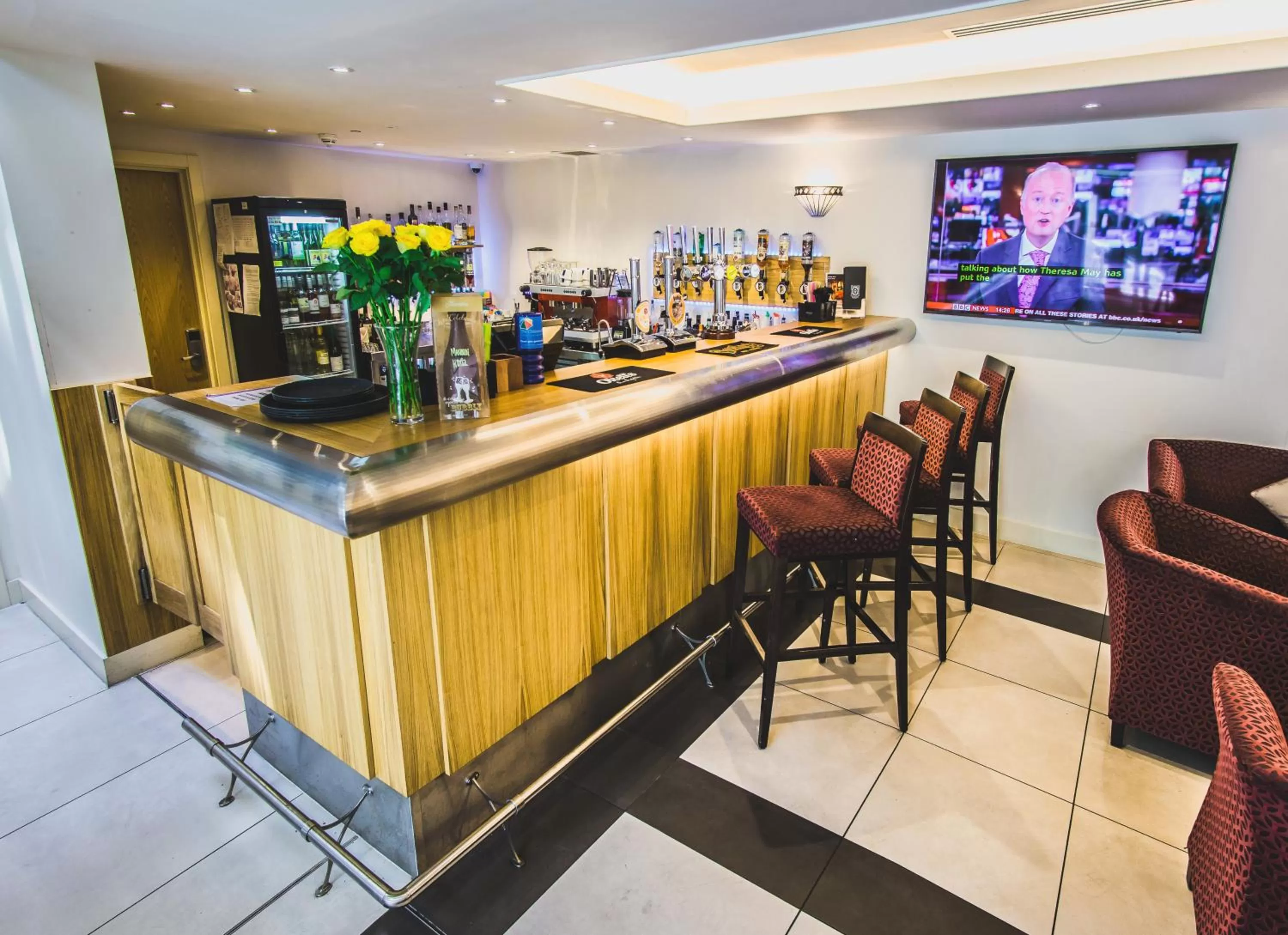 Lobby or reception in Mannin Hotel