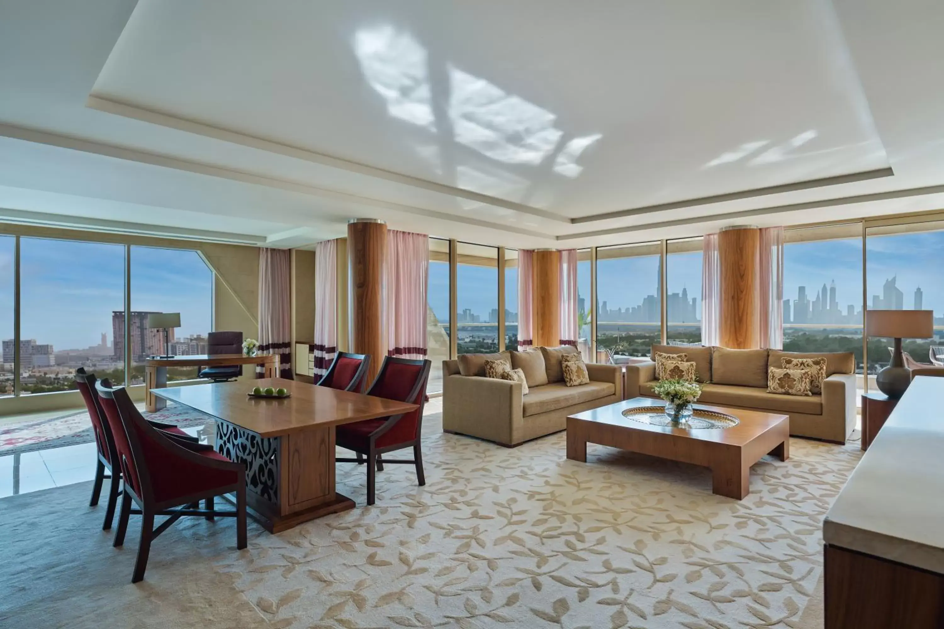 Living room in Raffles Dubai