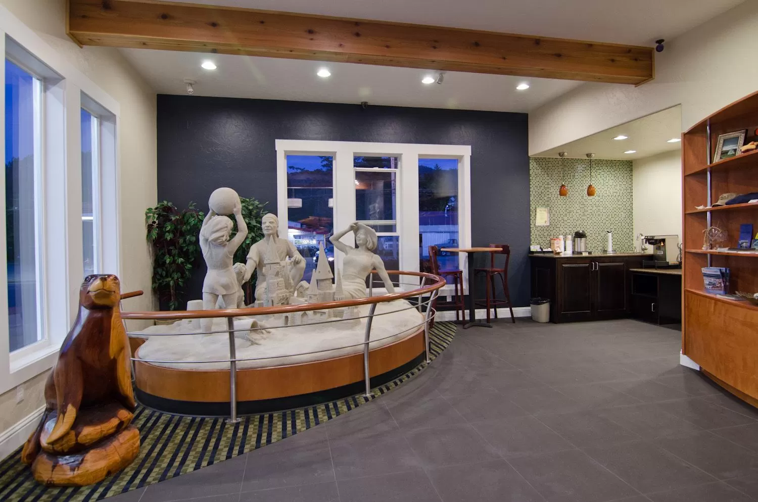 Decorative detail in Pacific Reef Hotel & Light Show