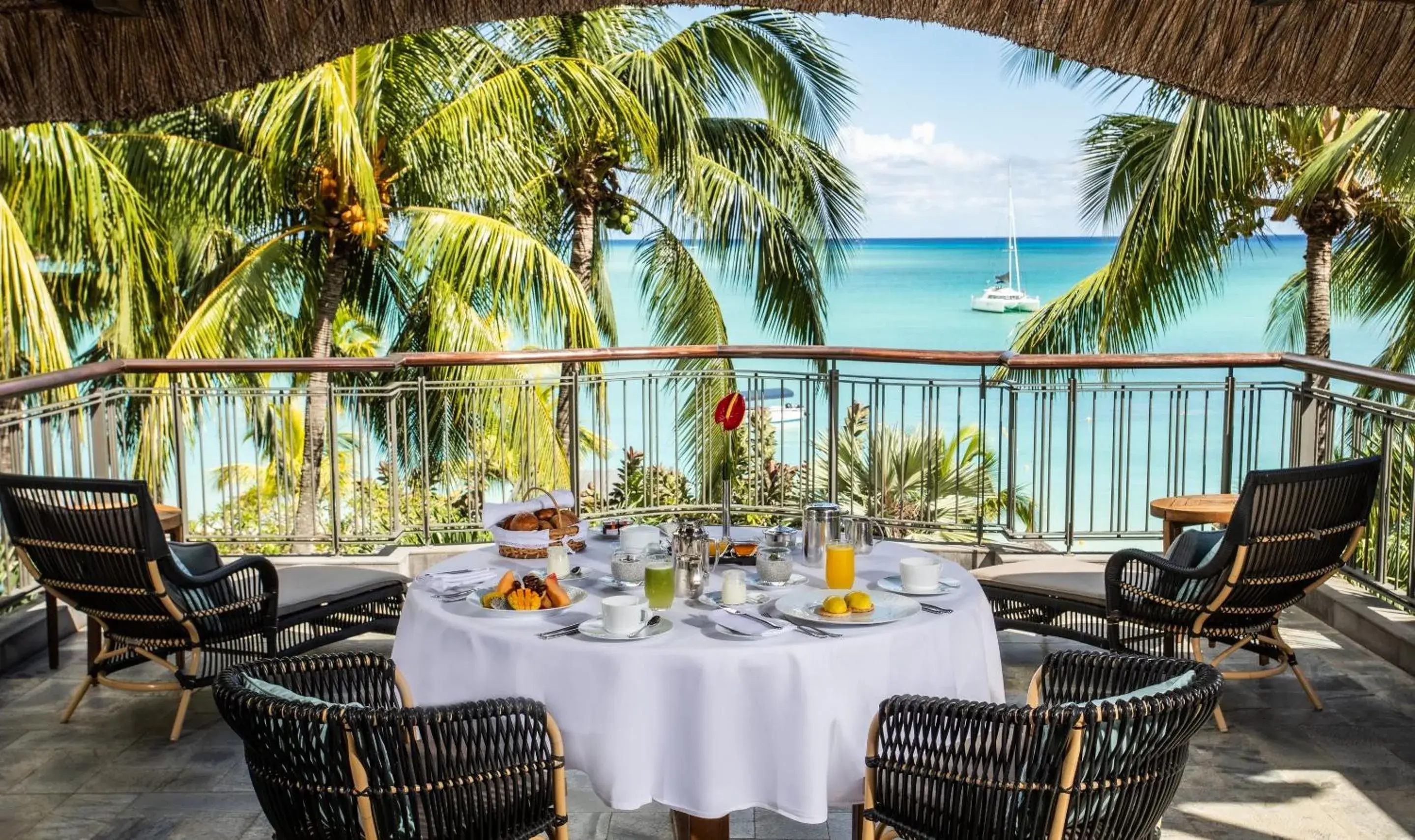Breakfast in Royal Palm Beachcomber Luxury