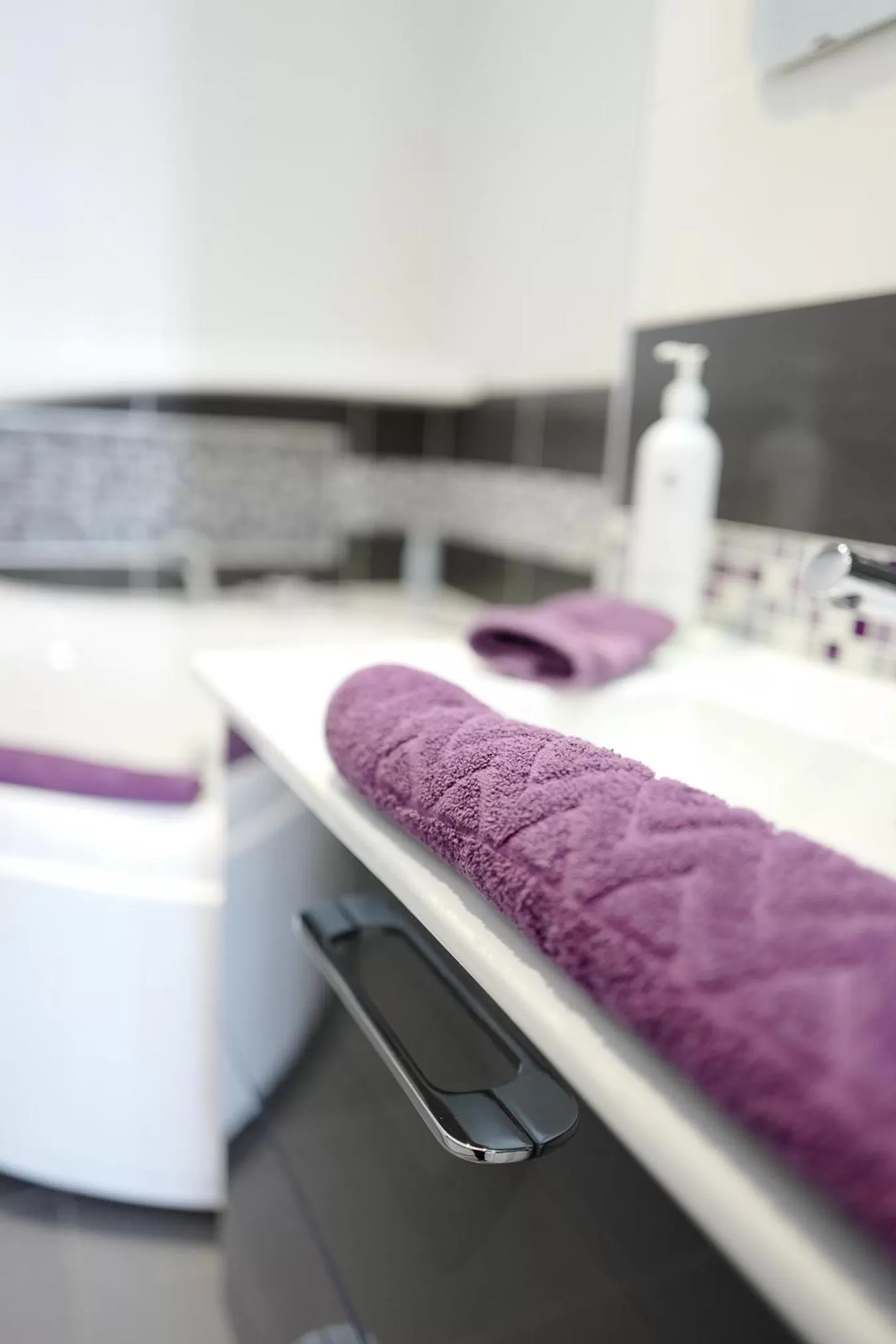 Bathroom in Chambres d'Hôtes Au coin du spa