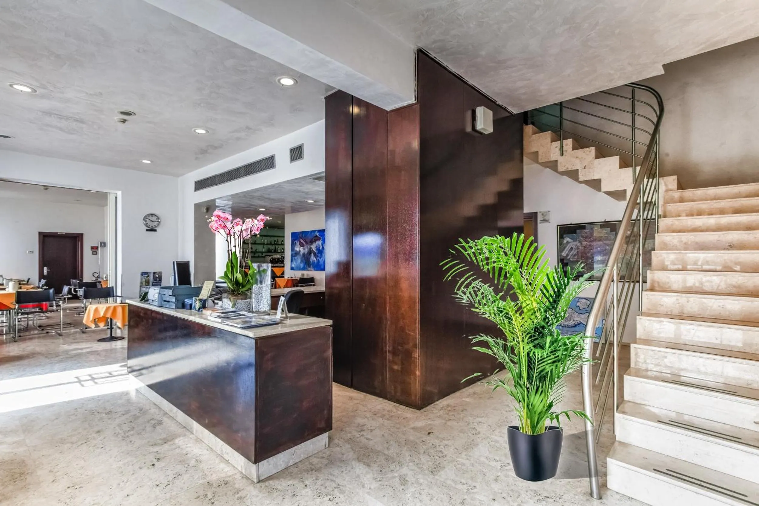 Lobby or reception in Hotel Trieste