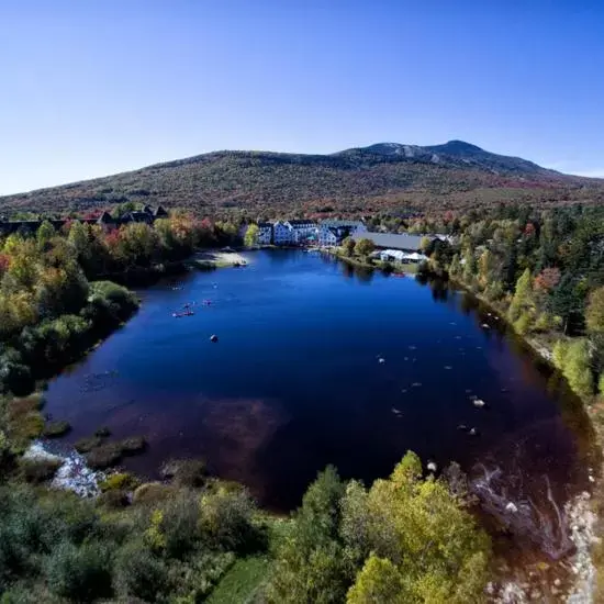 Lake view, Bird's-eye View in Snowy Owl Inn