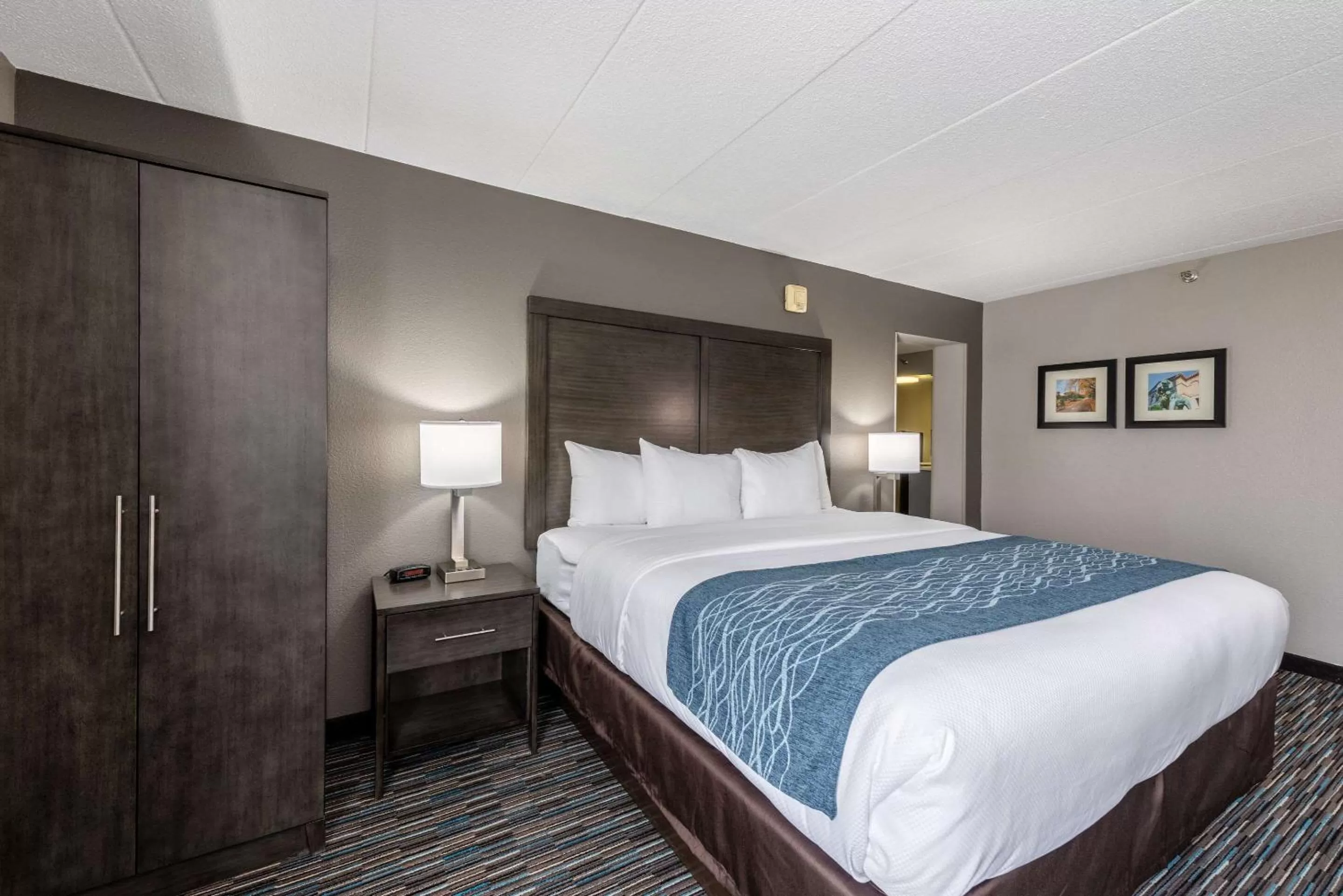 Bedroom, Bed in Comfort Inn Chicago Schaumburg - O'Hare Airport