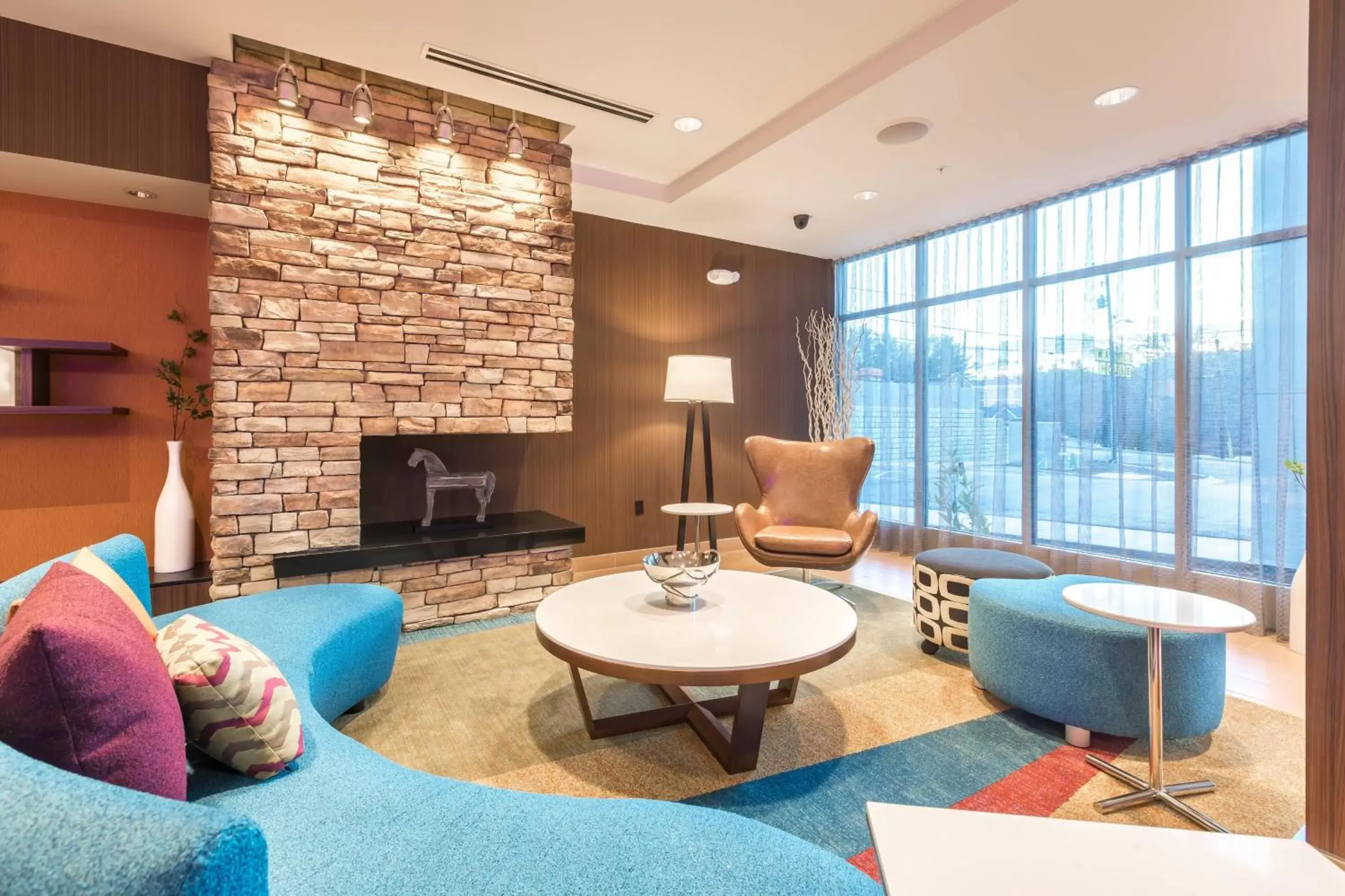 Lobby or reception, Seating Area in Fairfield Inn & Suites by Marriott Asheville Tunnel Road