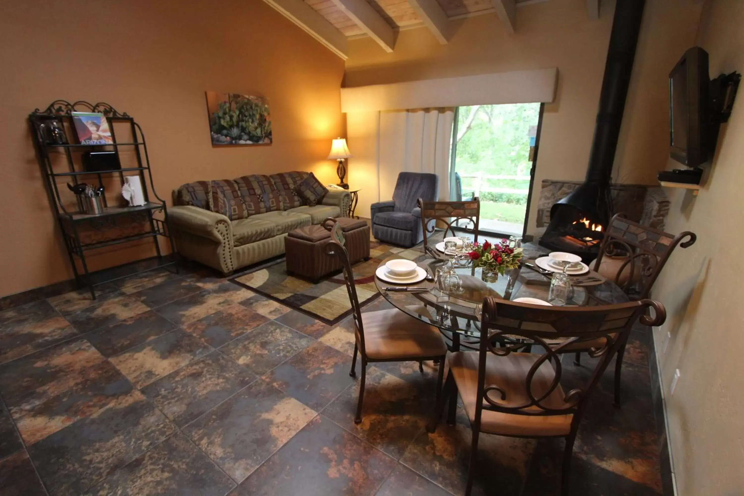 Living room in Villas at Poco Diablo, a VRI resort