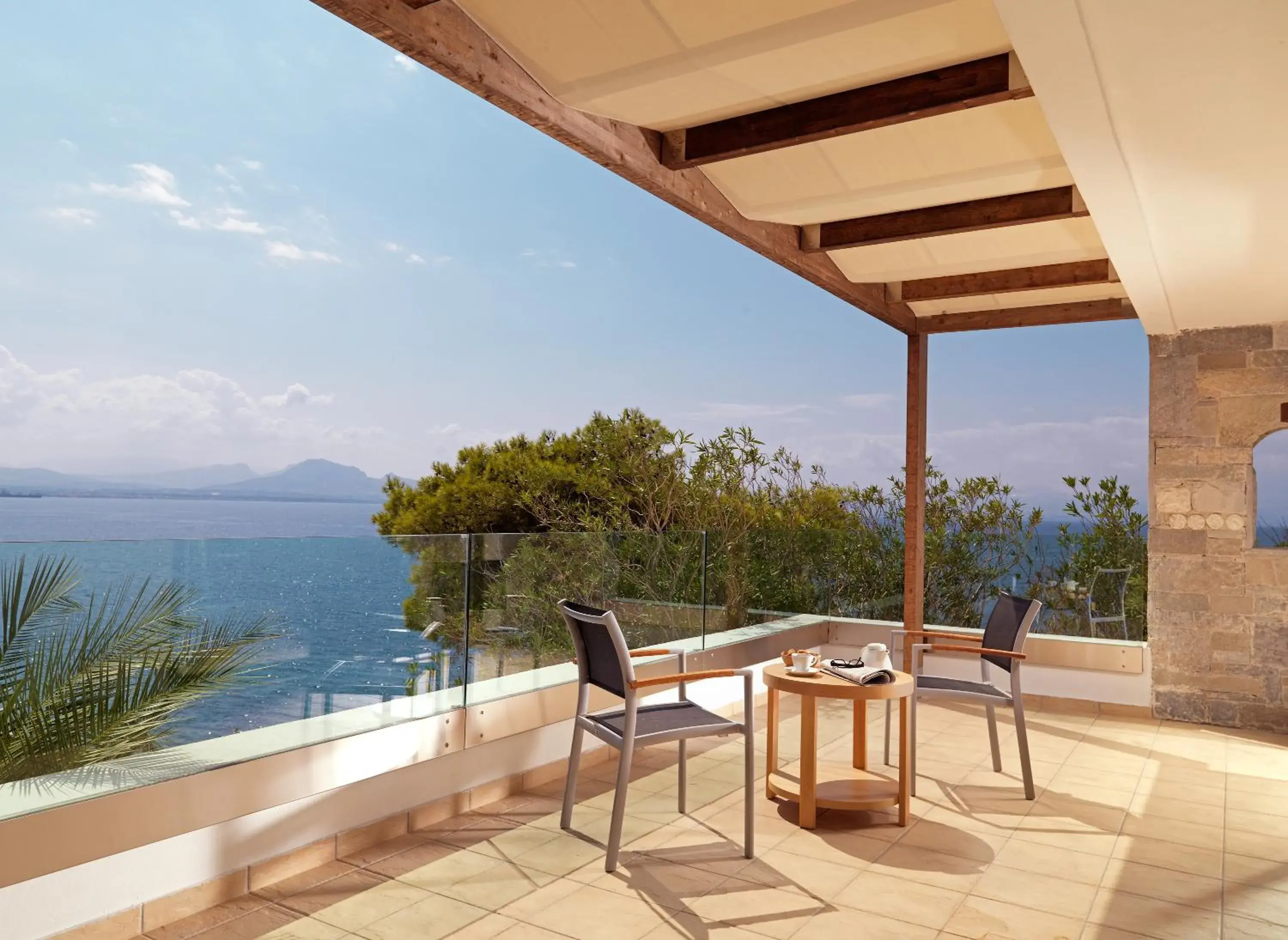 Balcony/Terrace in Wyndham Loutraki Poseidon Resort